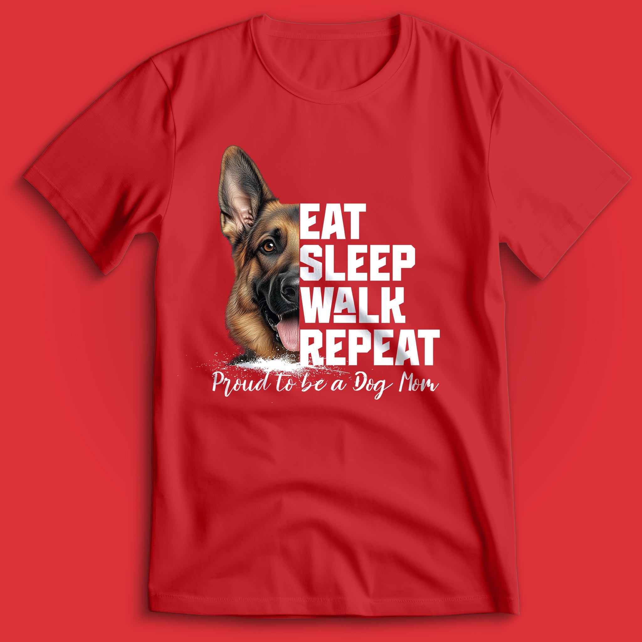 Dog Mom German Shepherd T-Shirt