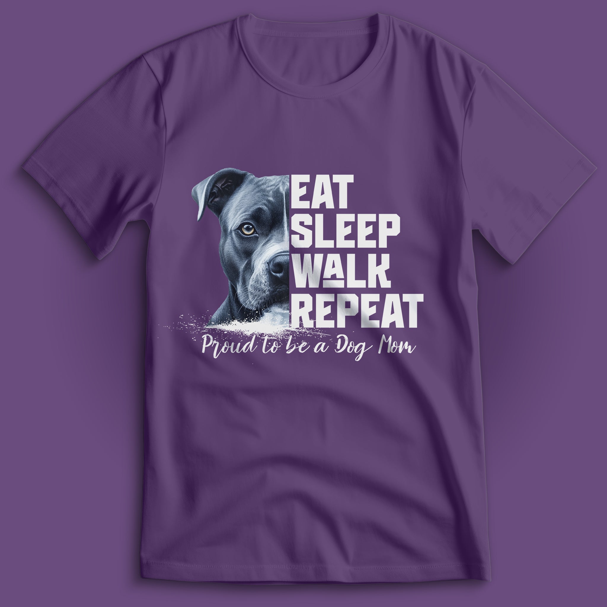 Dog Mom American Pitbull T-Shirt