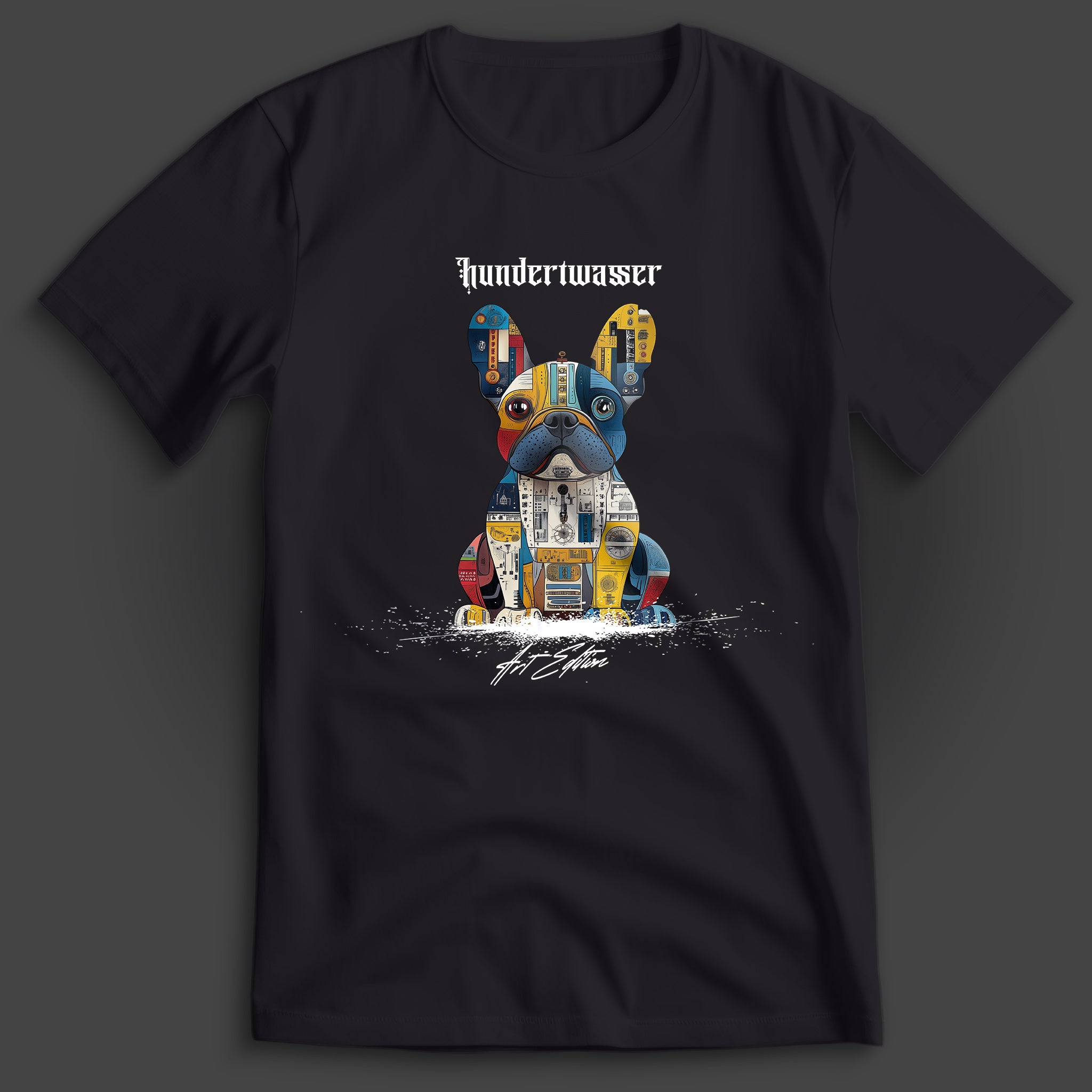 French Bulldog Art Edition Hundertwasser T-Shirt