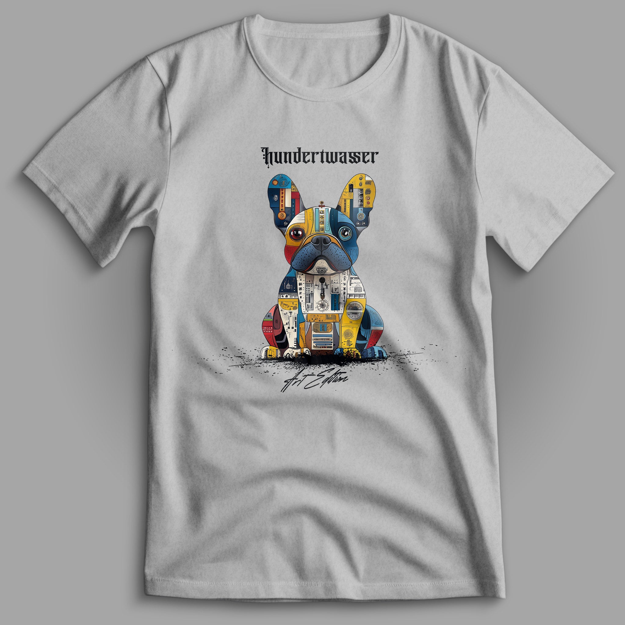 French Bulldog Art Edition Hundertwasser T-Shirt