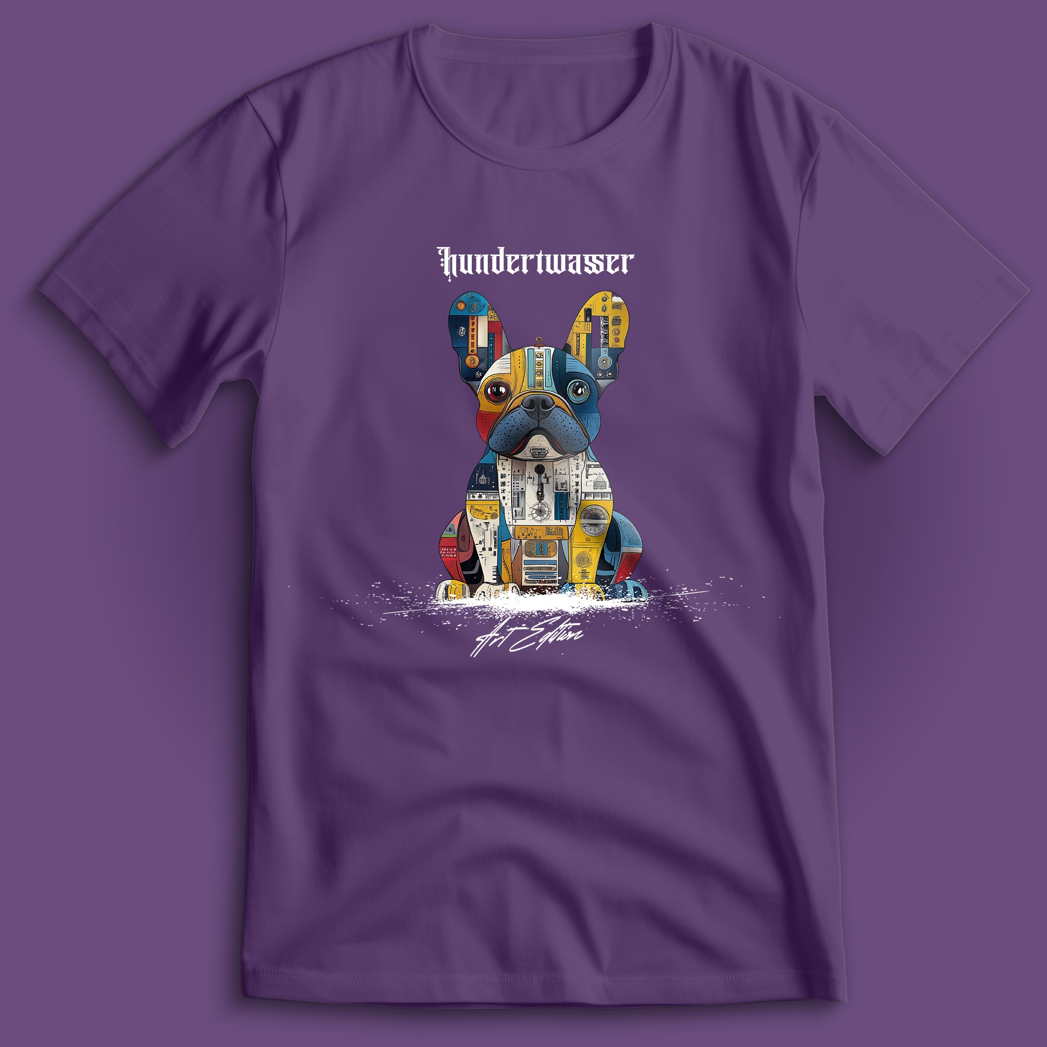 French Bulldog Art Edition Hundertwasser T-Shirt