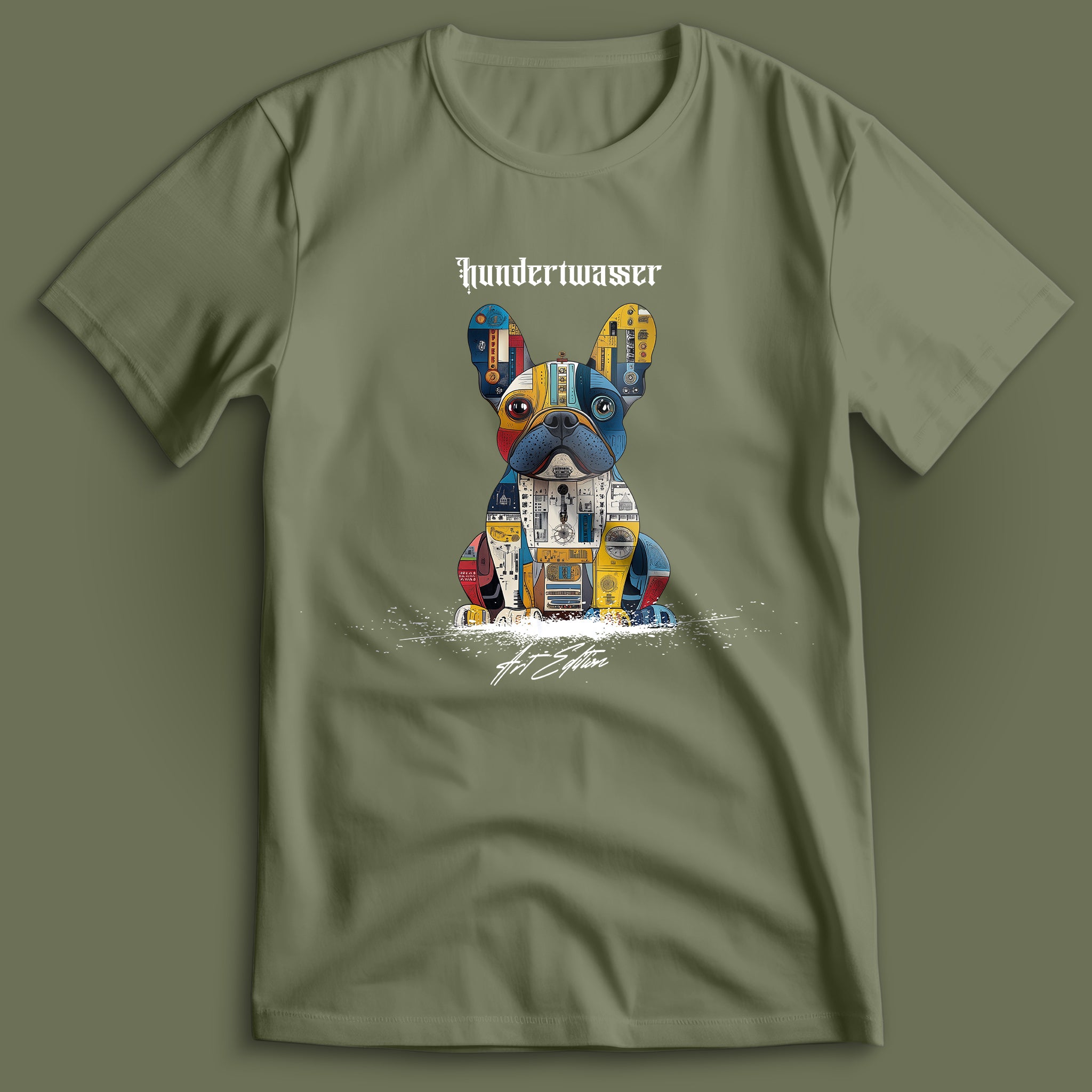 French Bulldog Art Edition Hundertwasser T-Shirt