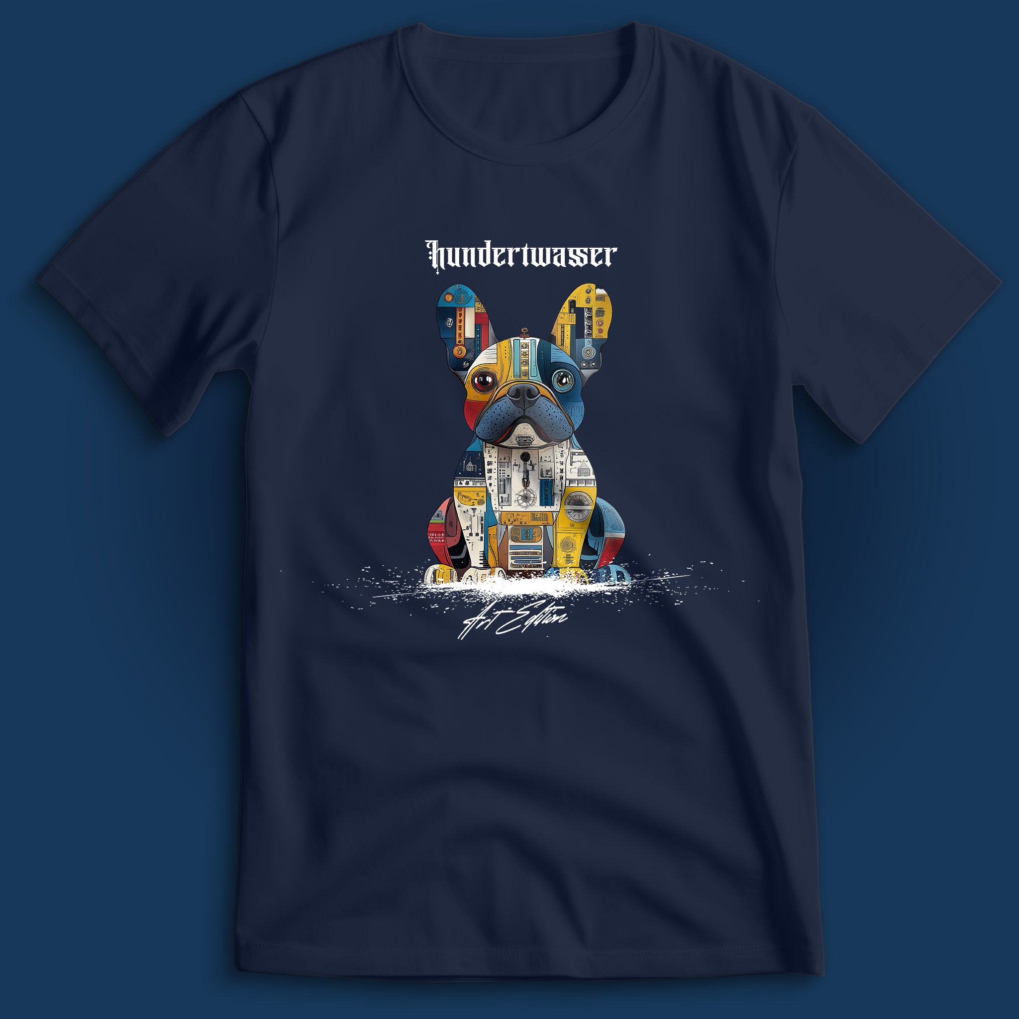 French Bulldog Art Edition Hundertwasser T-Shirt