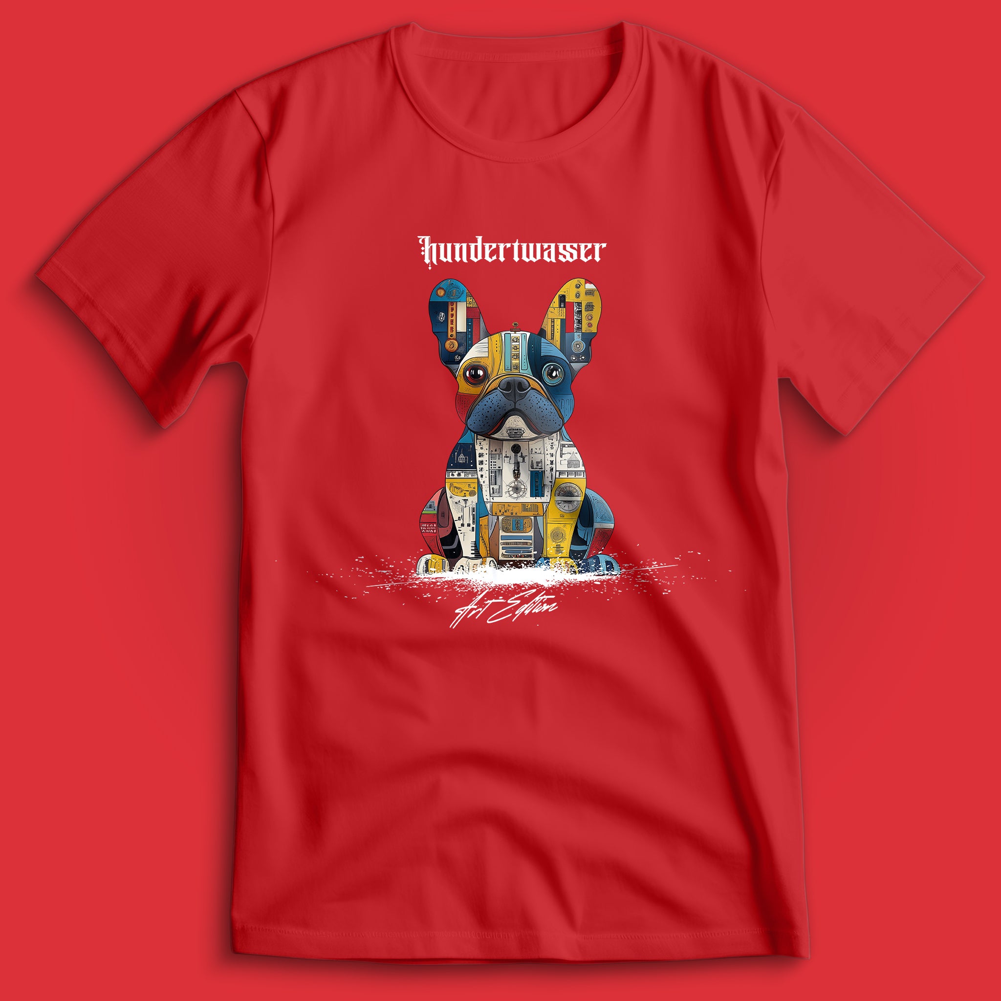 French Bulldog Art Edition Hundertwasser T-Shirt