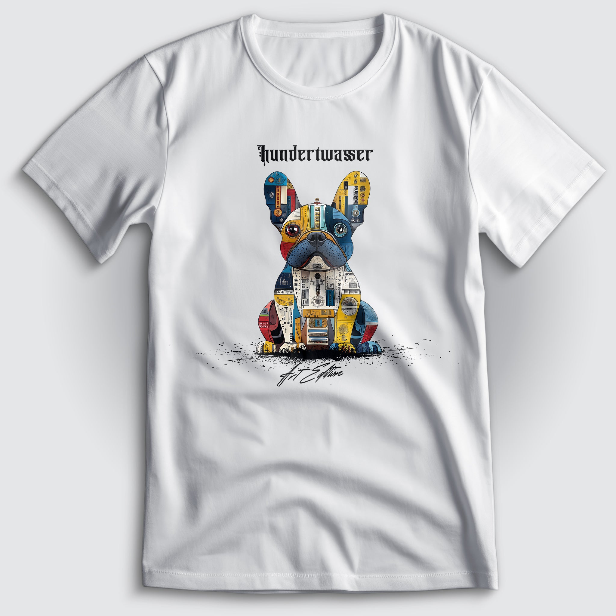 French Bulldog Art Edition Hundertwasser T-Shirt