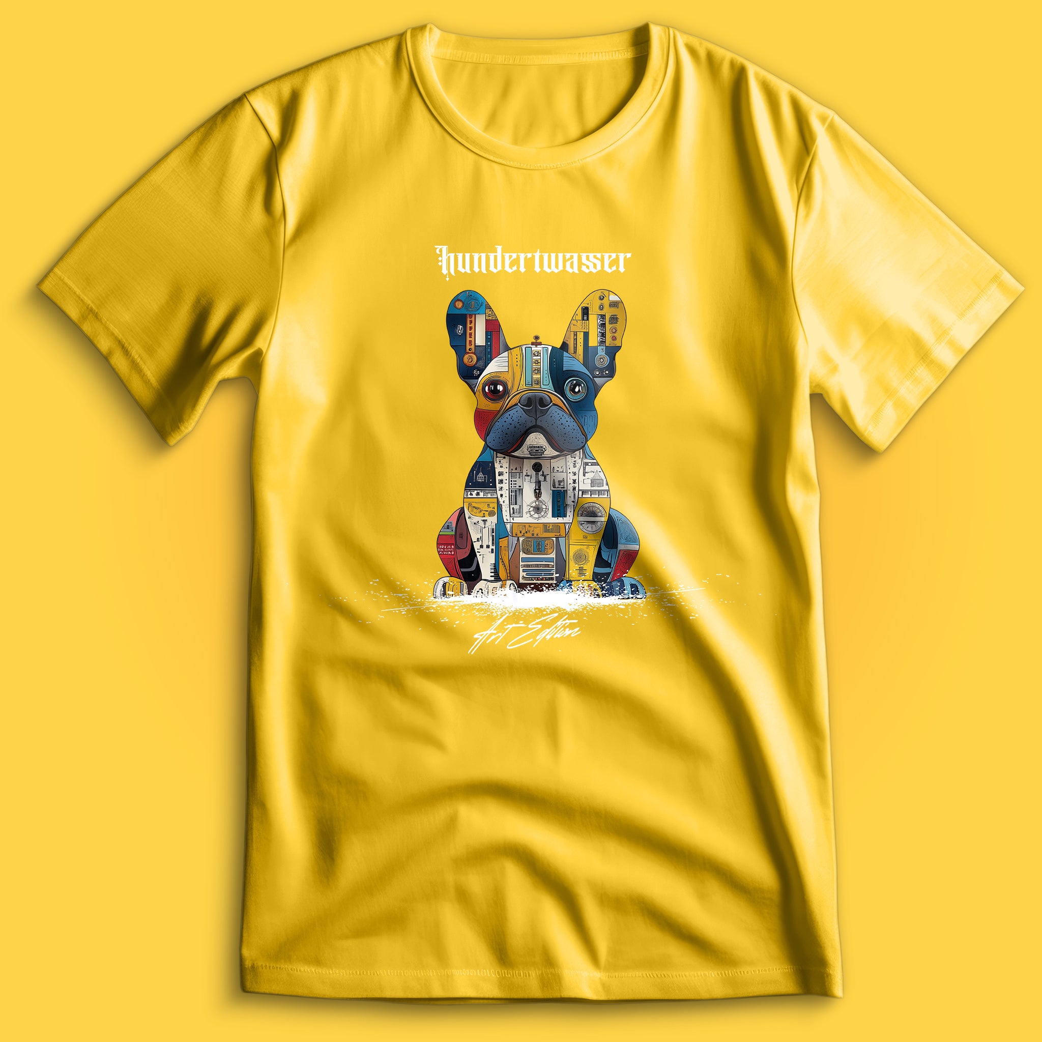 French Bulldog Art Edition Hundertwasser T-Shirt