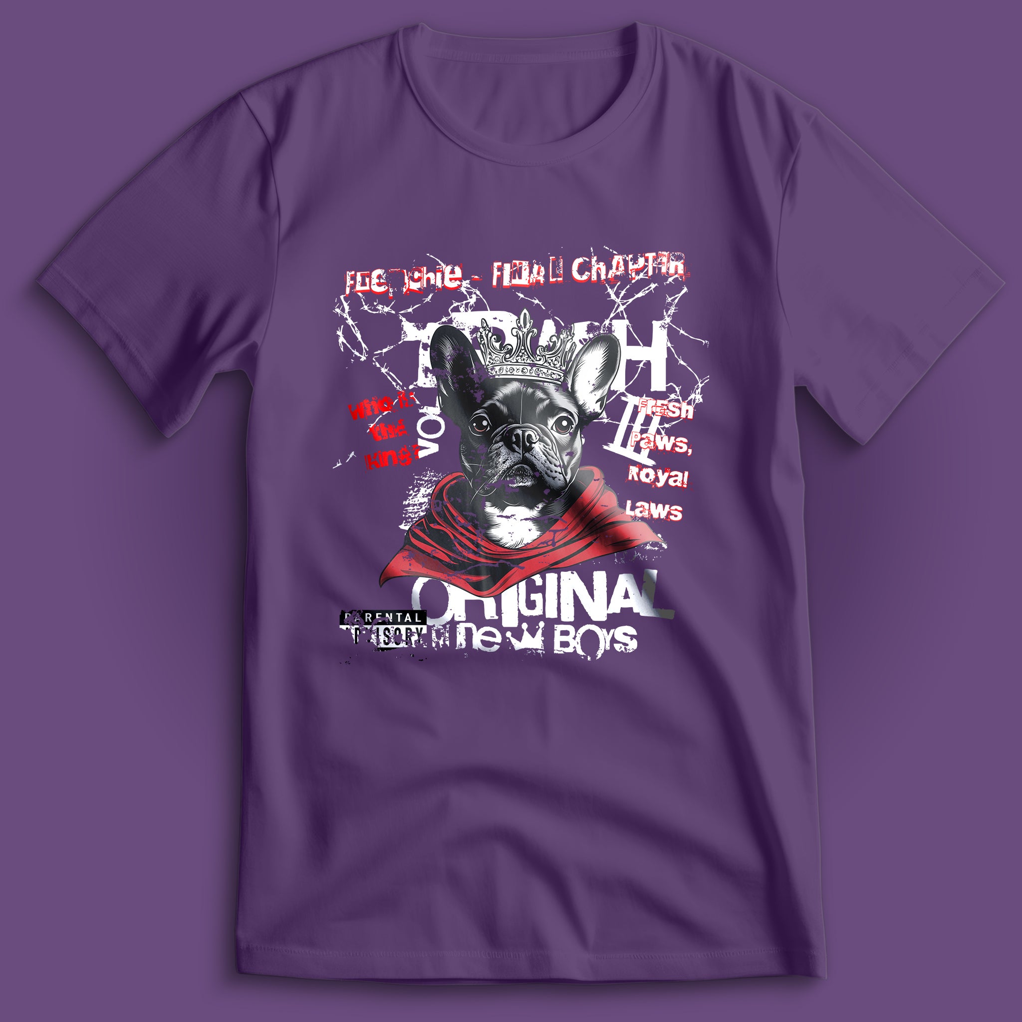 French Bulldog Who Is The King Artist Edition T-Shirt