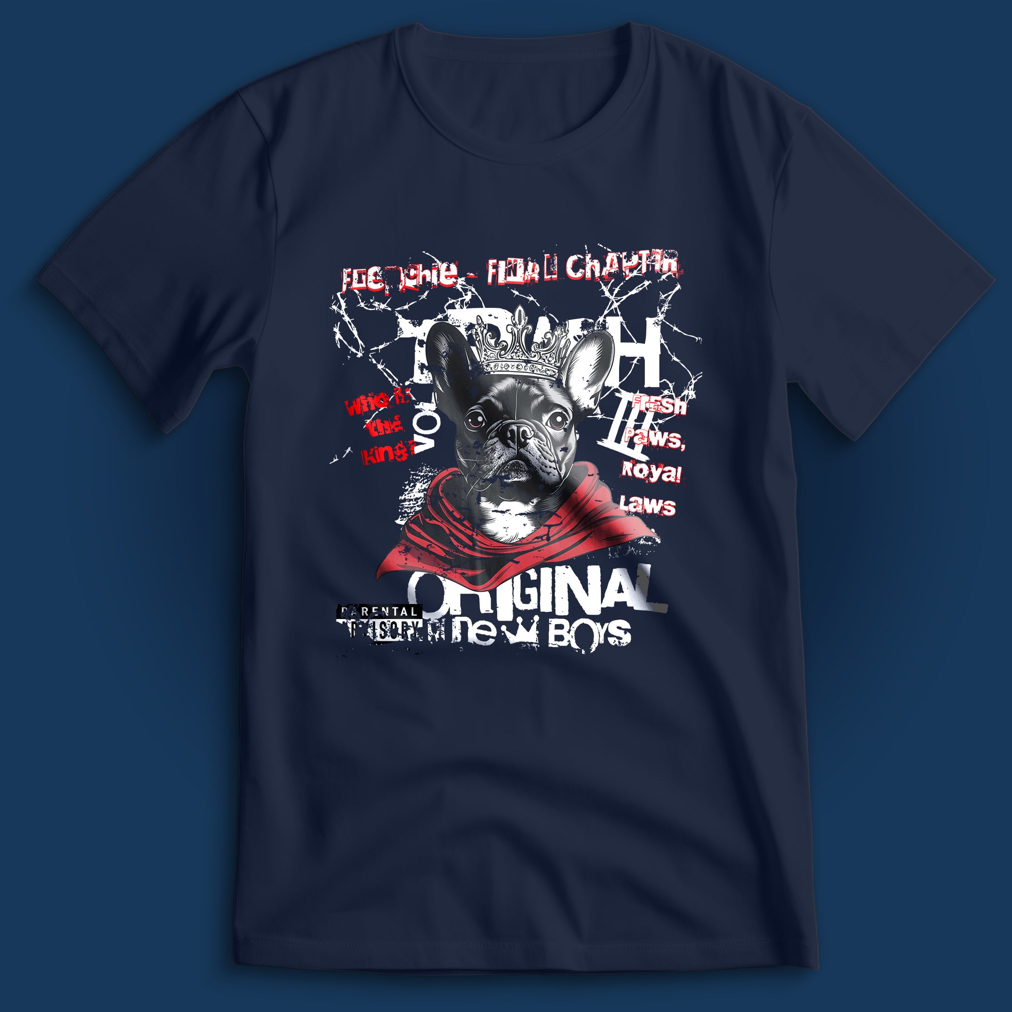 French Bulldog Who Is The King Artist Edition T-Shirt