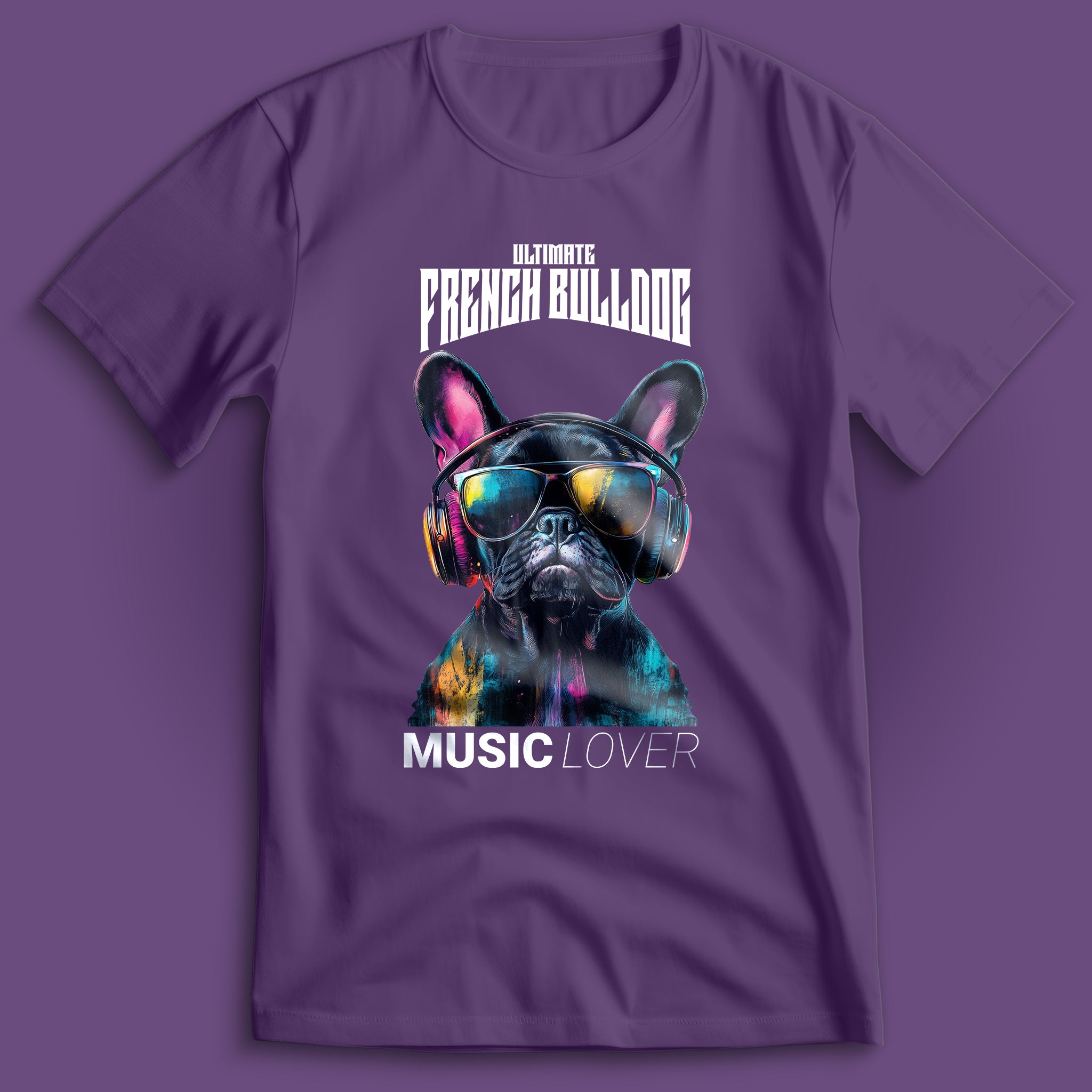 French Bulldog Music Lover II T-Shirt
