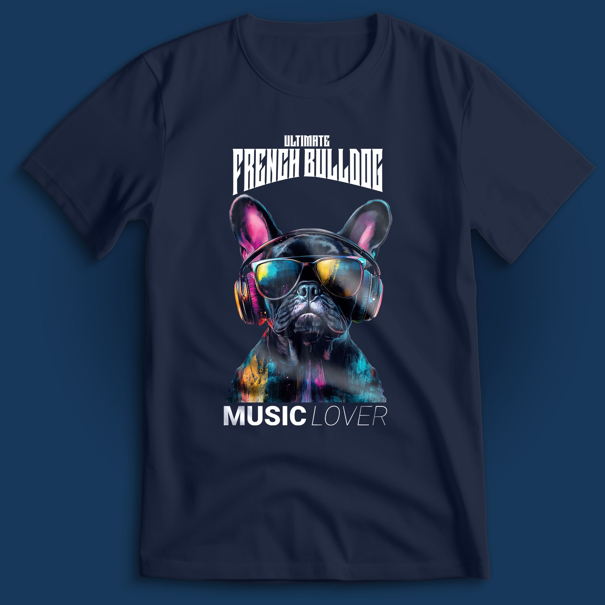 French Bulldog Music Lover II T-Shirt