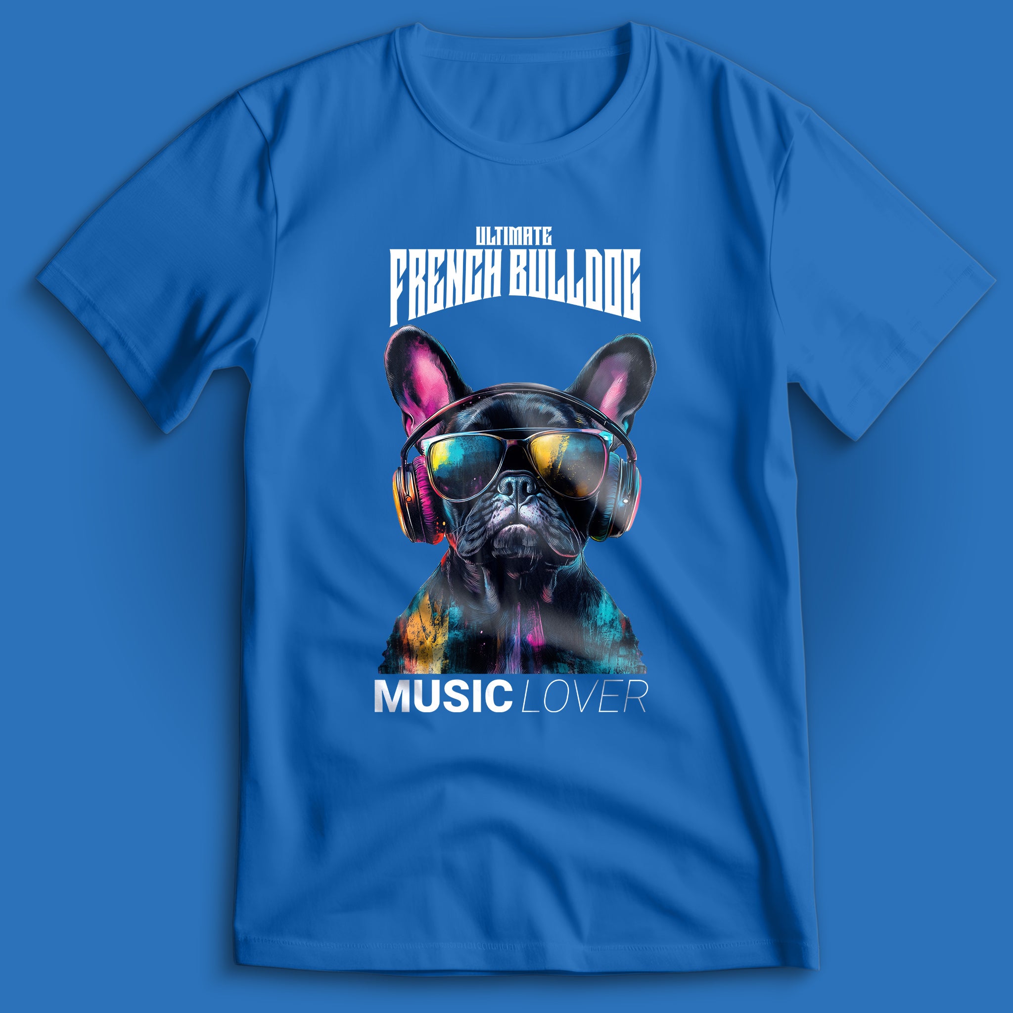 French Bulldog Music Lover II T-Shirt