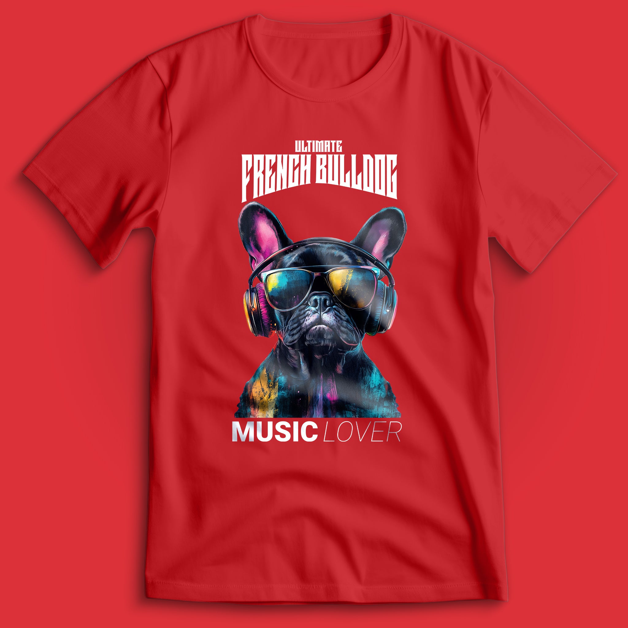 French Bulldog Music Lover II T-Shirt