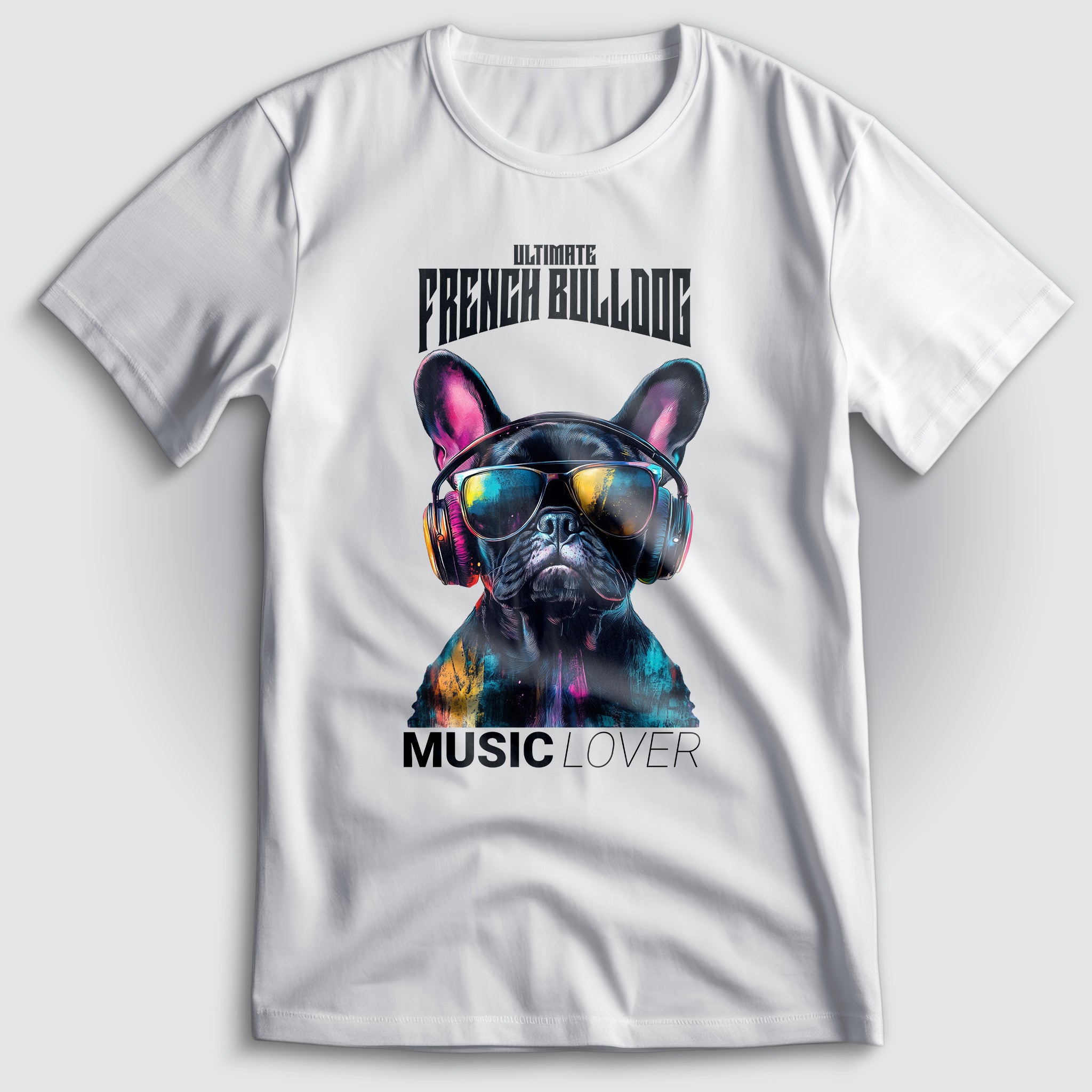 French Bulldog Music Lover II T-Shirt
