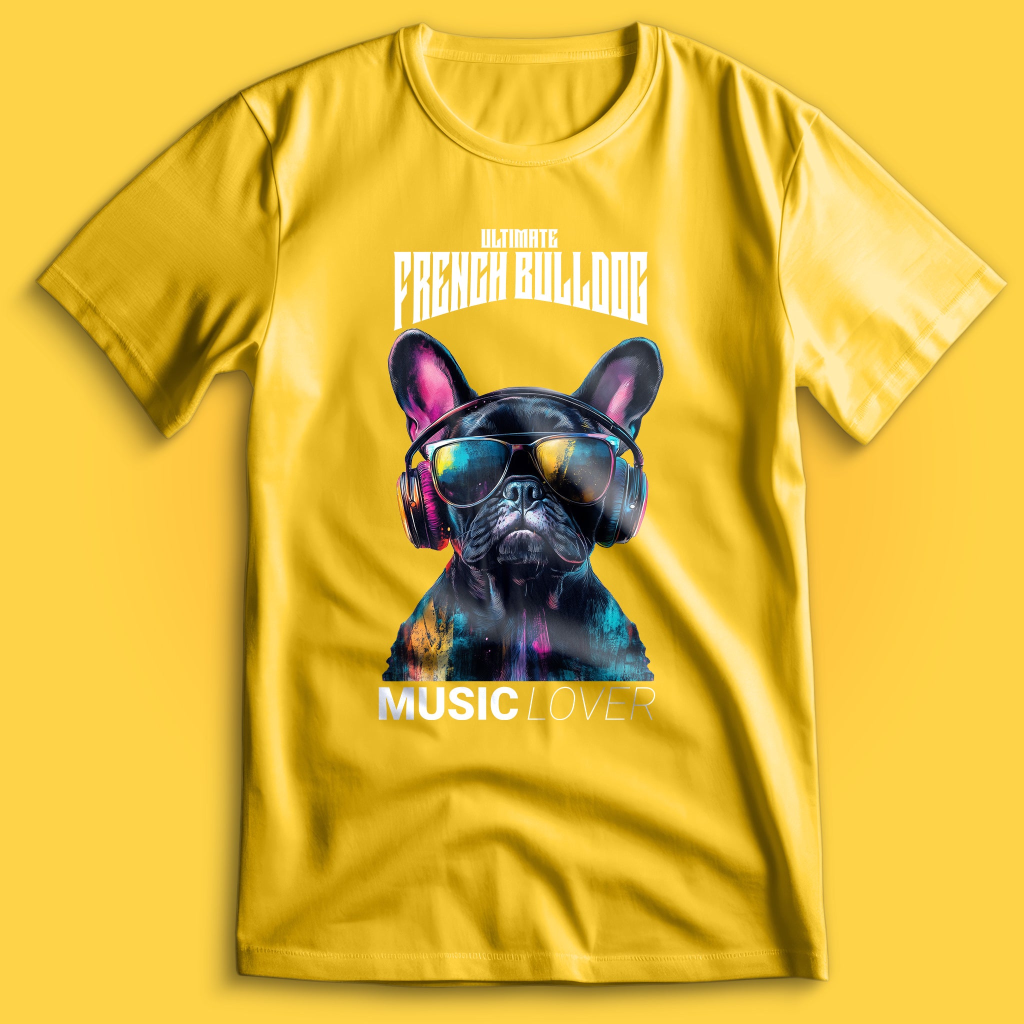 French Bulldog Music Lover II T-Shirt