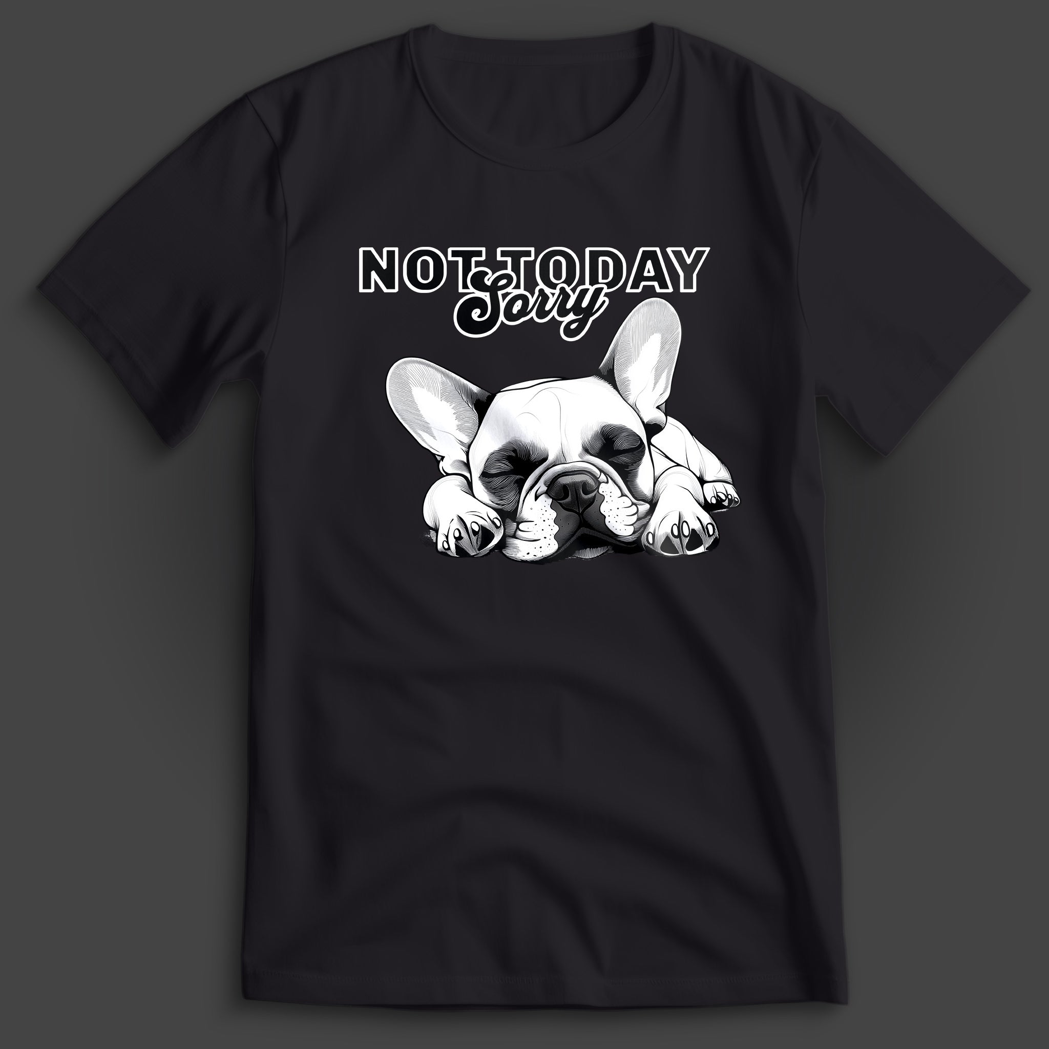 Not Today Sorry Frenchie T-Shirt