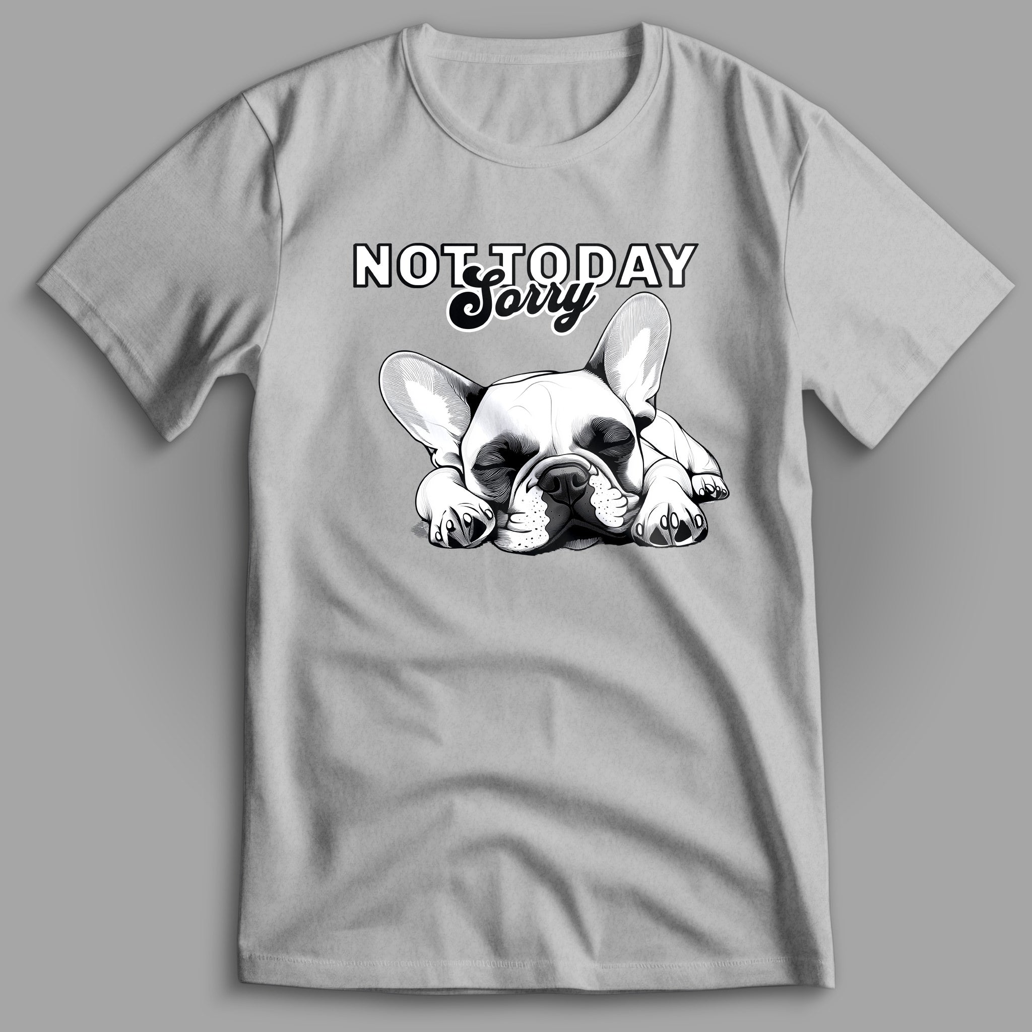 Not Today Sorry Frenchie T-Shirt