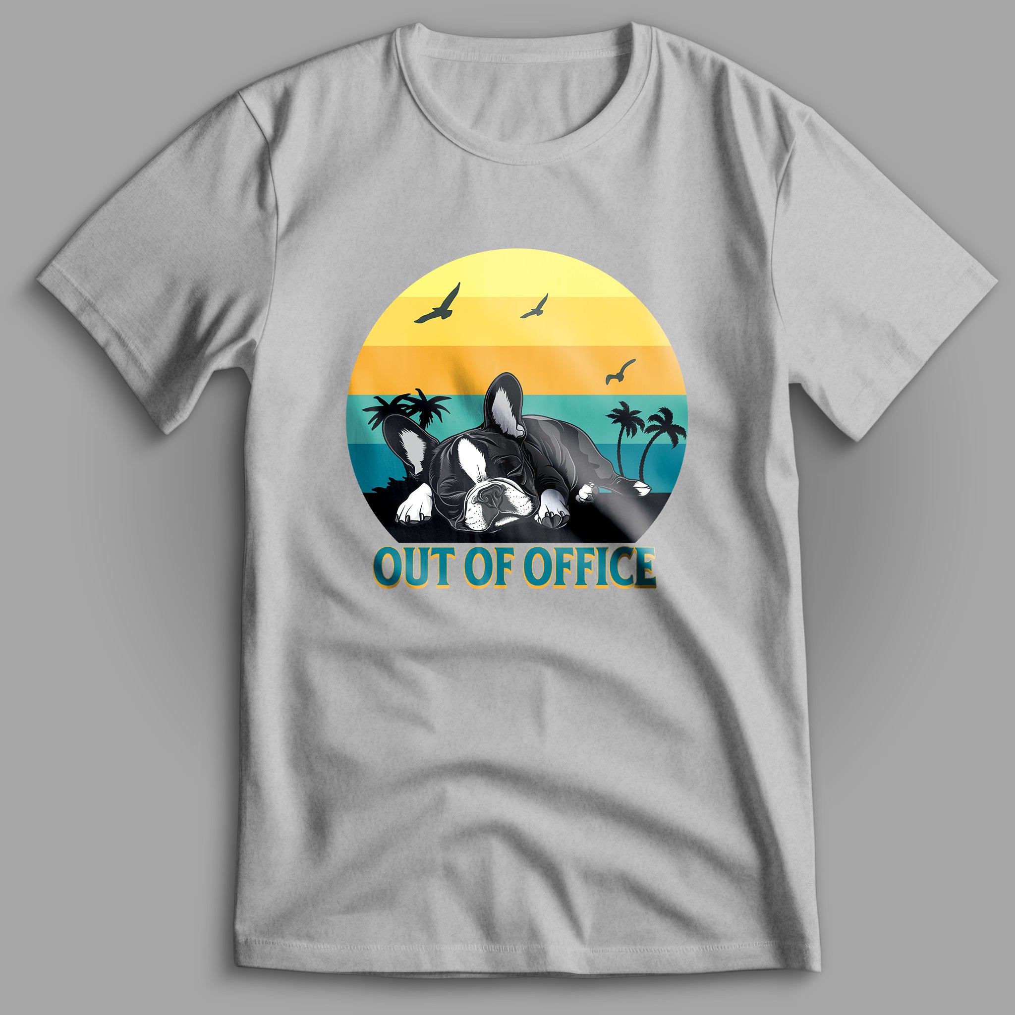 French Bulldog Out Of Office T-Shirt