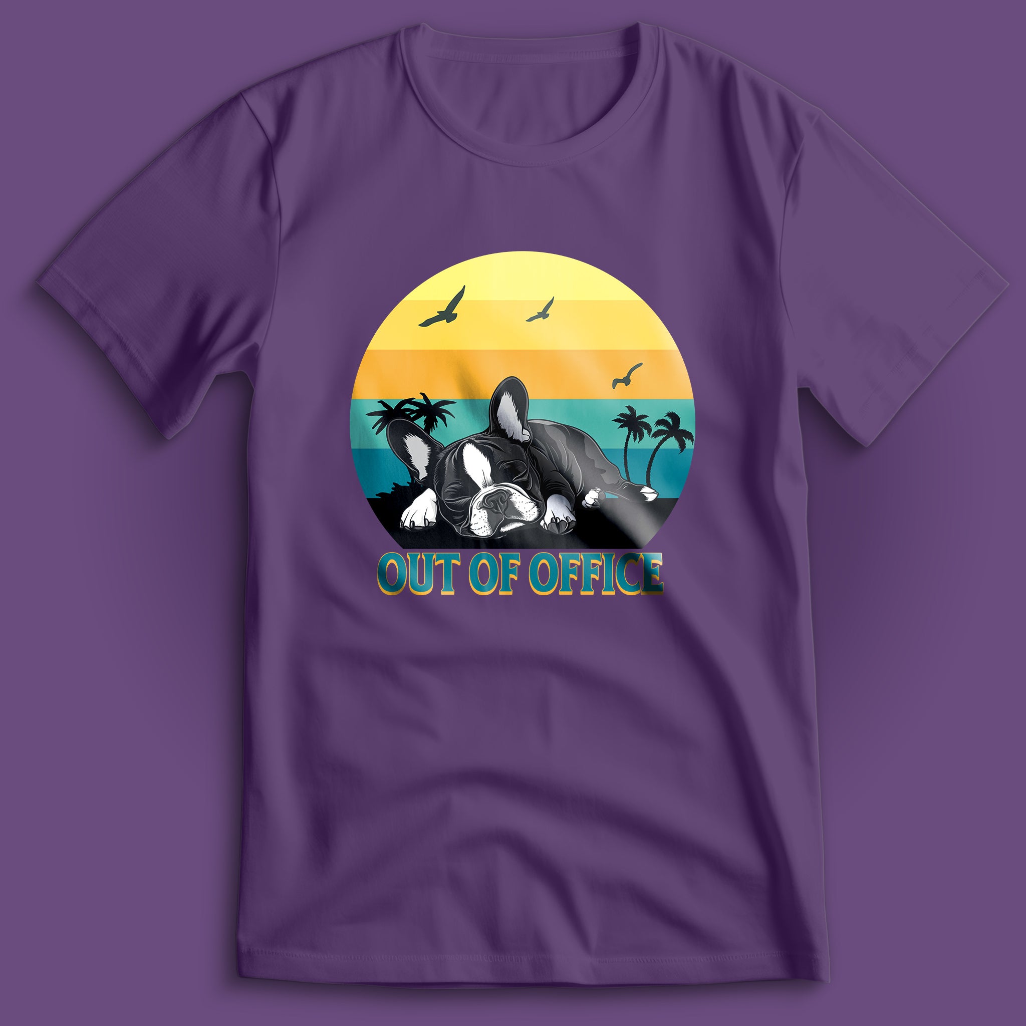 French Bulldog Out Of Office T-Shirt