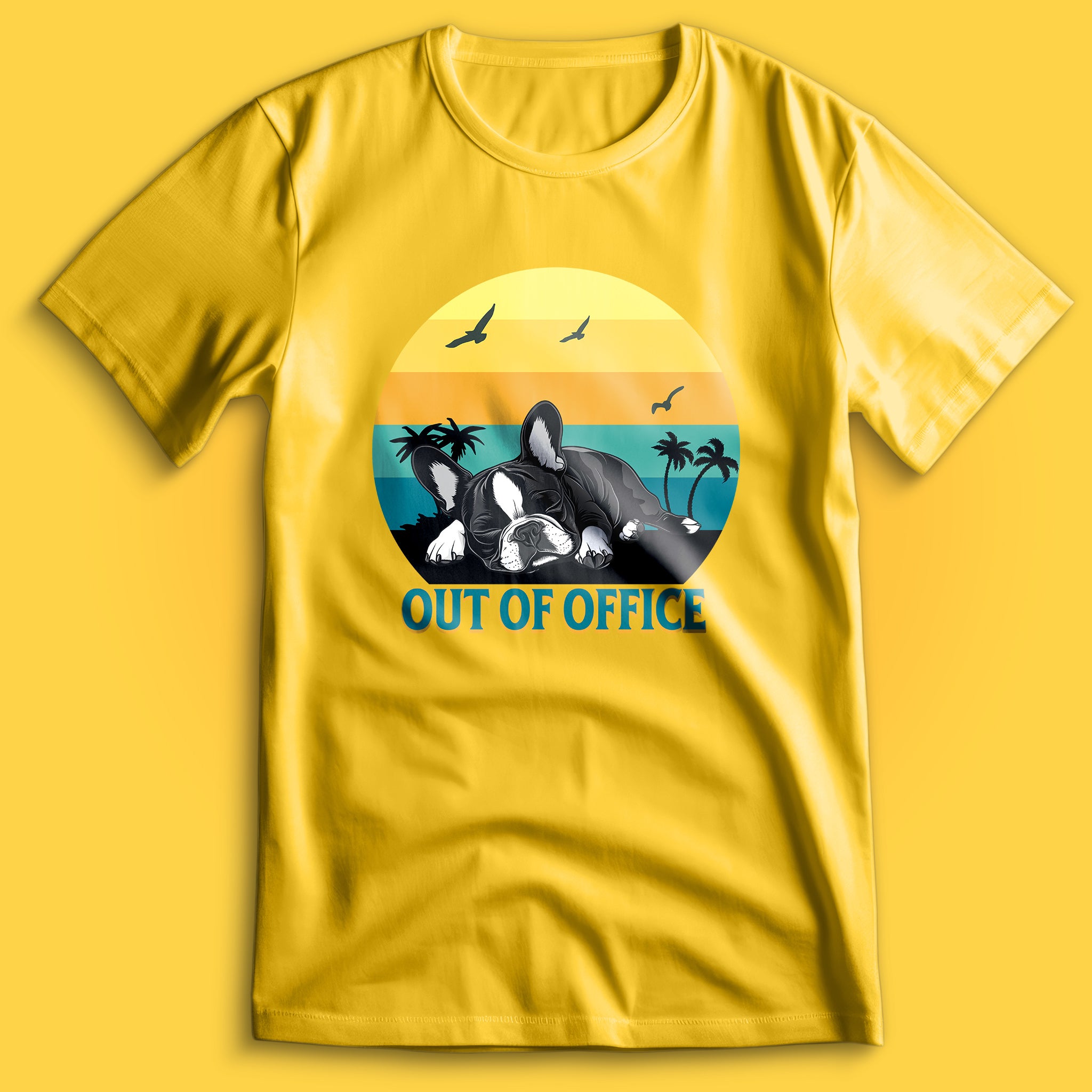 French Bulldog Out Of Office T-Shirt