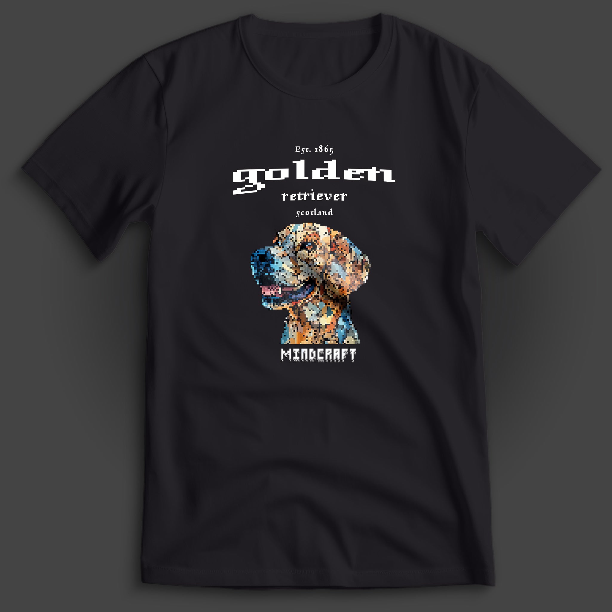 Golden Retriever Pixelart Edition T-Shirt