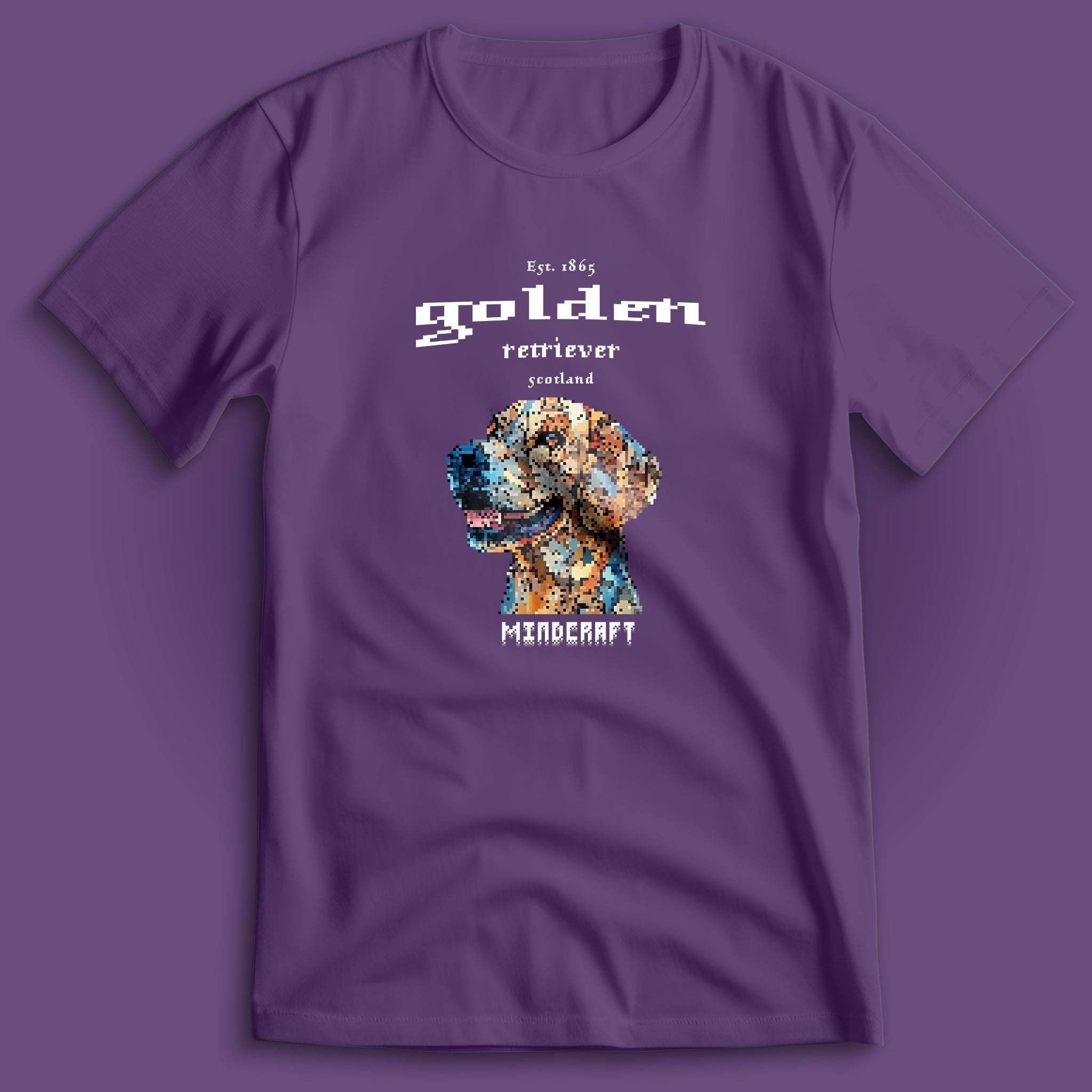 Golden Retriever Pixelart Edition T-Shirt