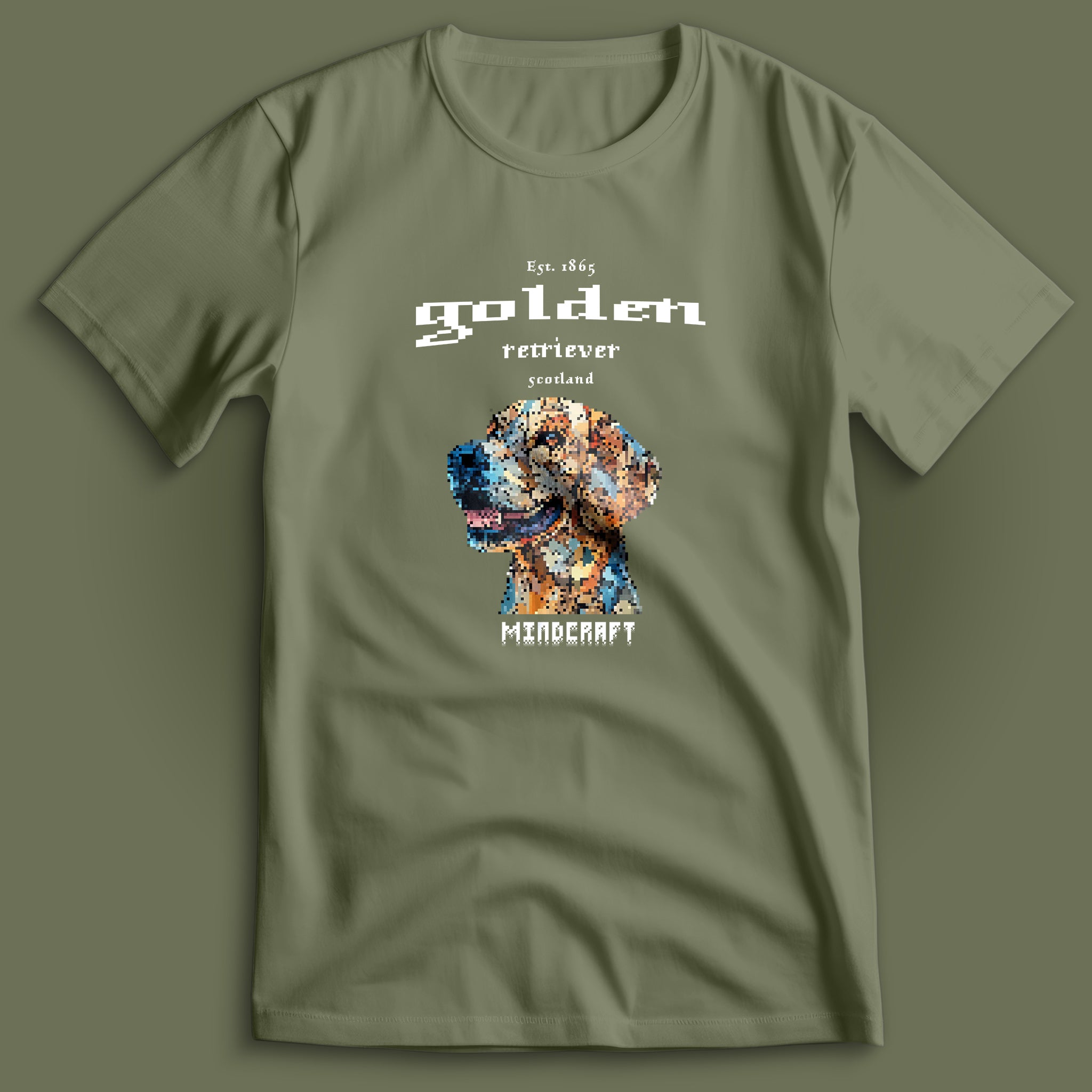 Golden Retriever Pixelart Edition T-Shirt