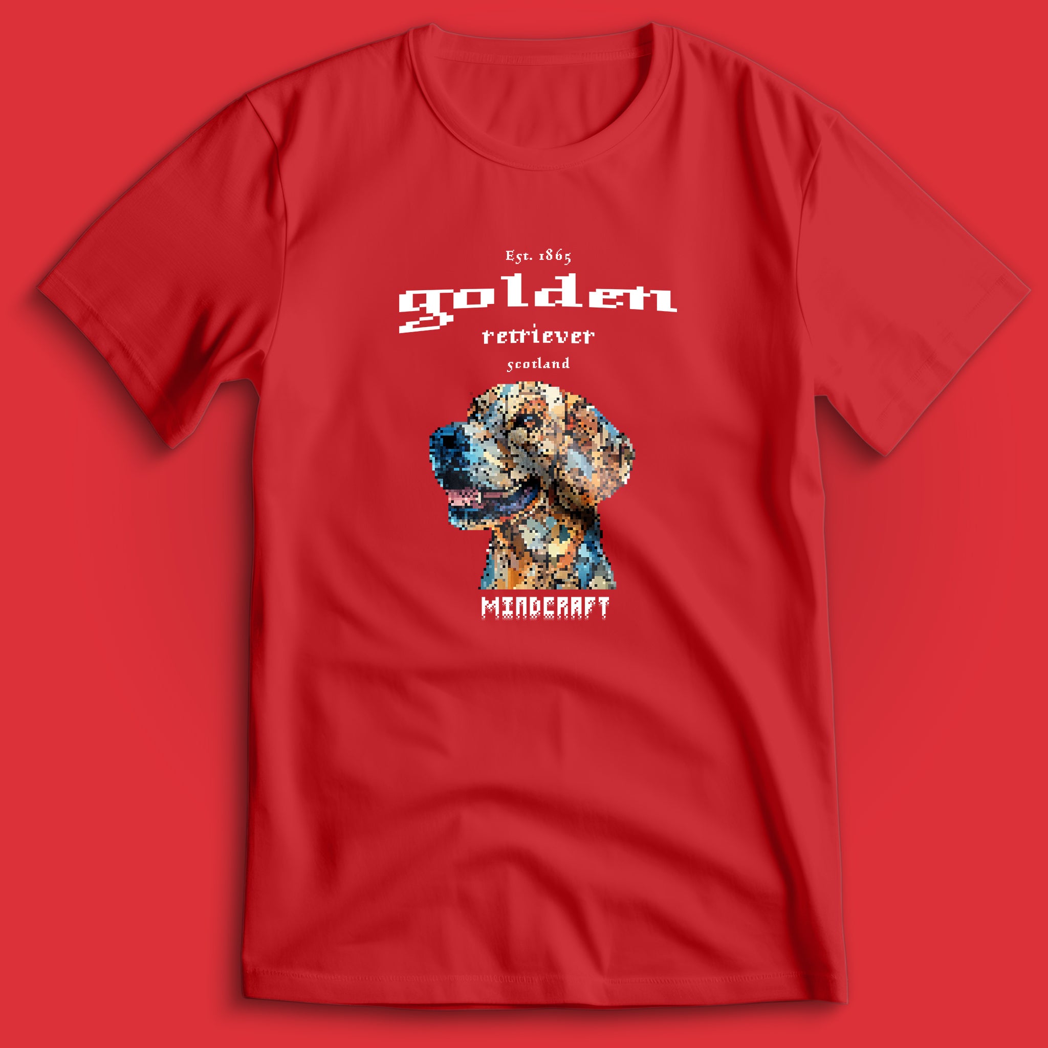 Golden Retriever Pixelart Edition T-Shirt