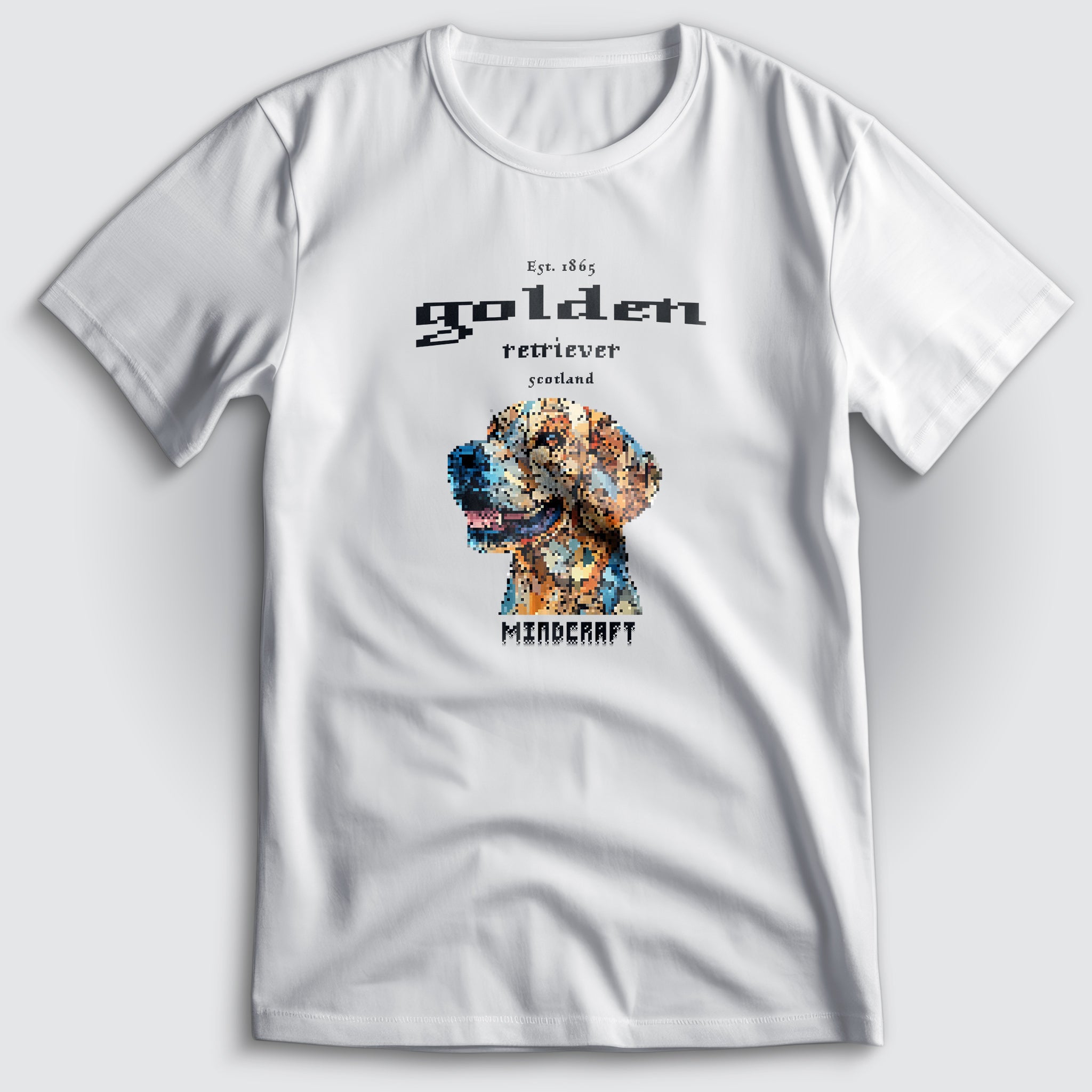 Golden Retriever Pixelart Edition T-Shirt