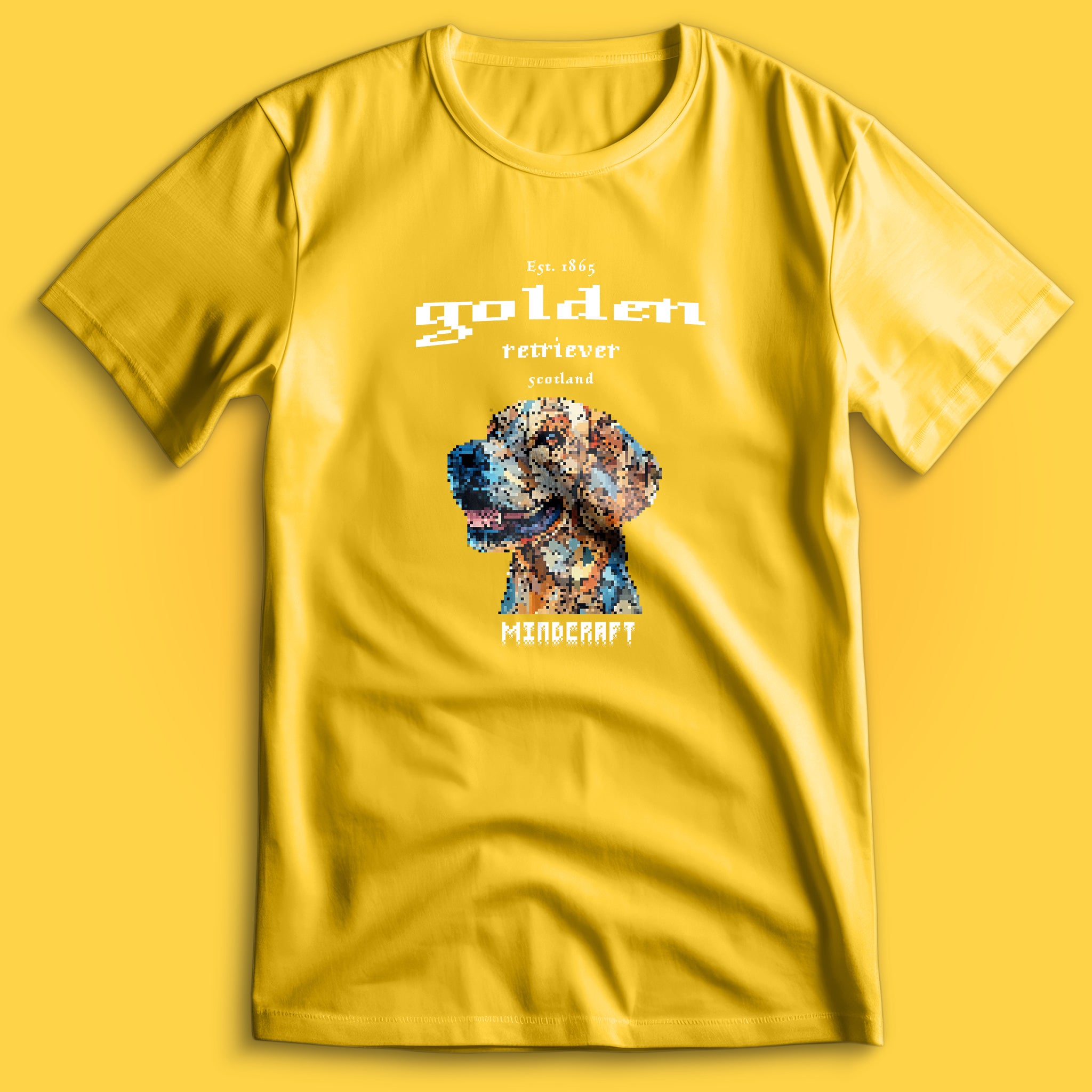 Golden Retriever Pixelart Edition T-Shirt