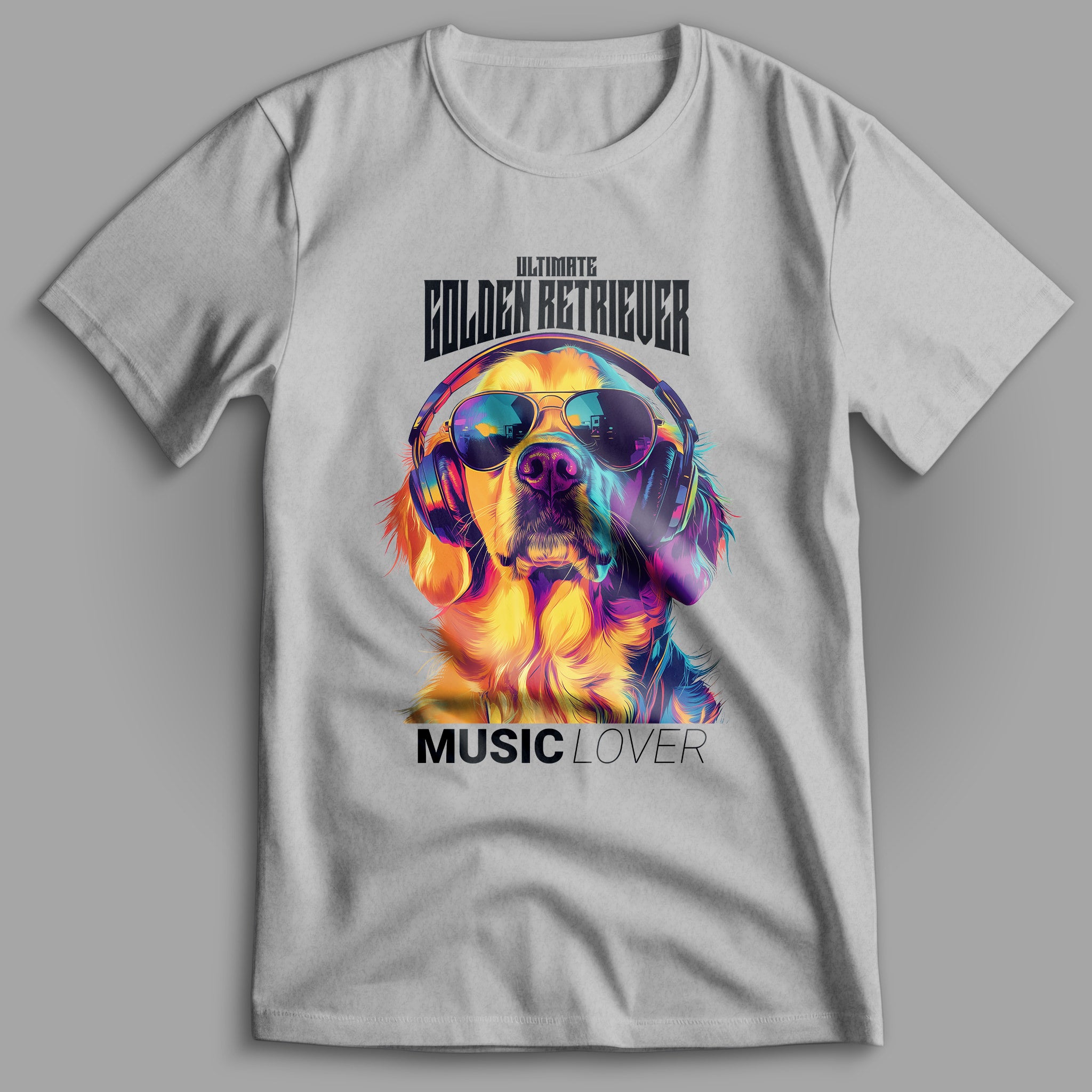 Golden Retriever Music Lover T-Shirt