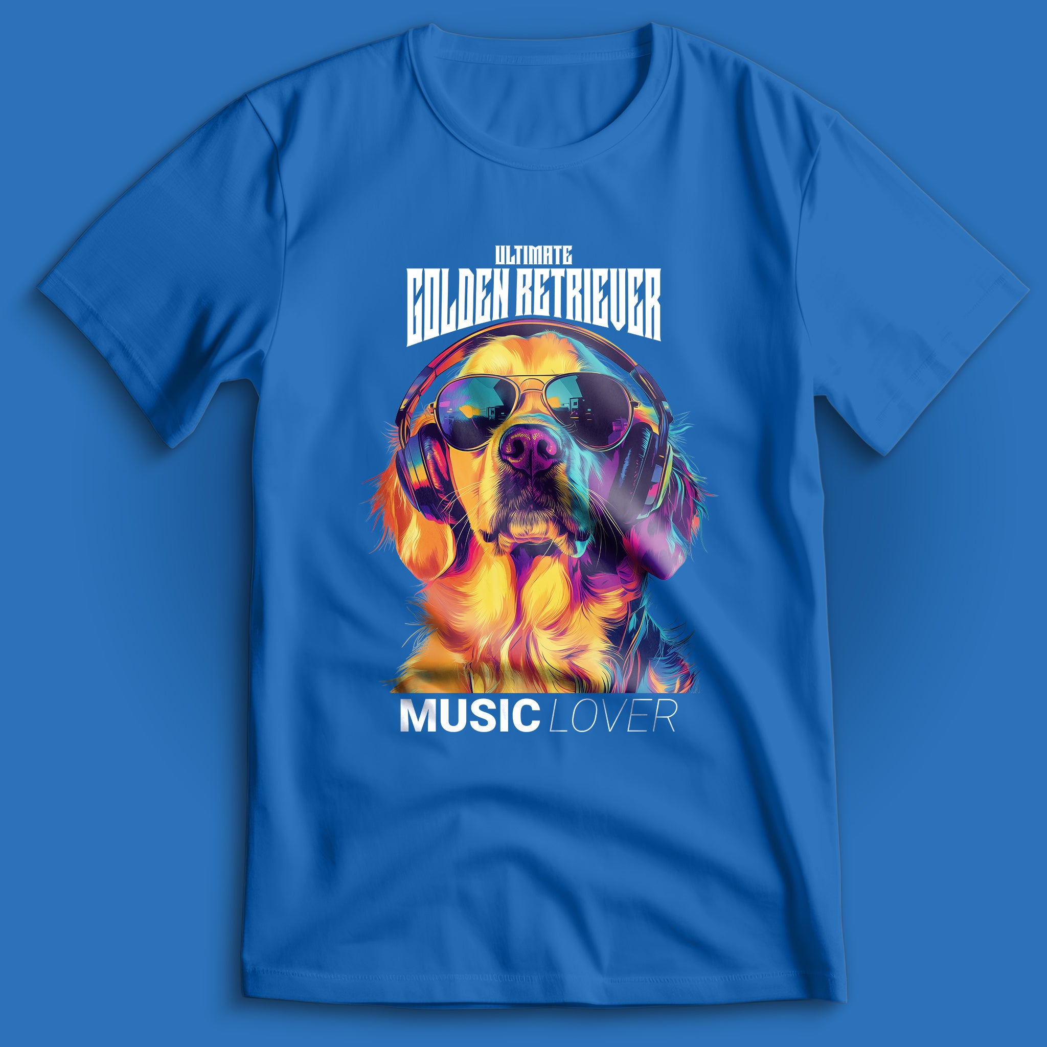 Golden Retriever Music Lover T-Shirt