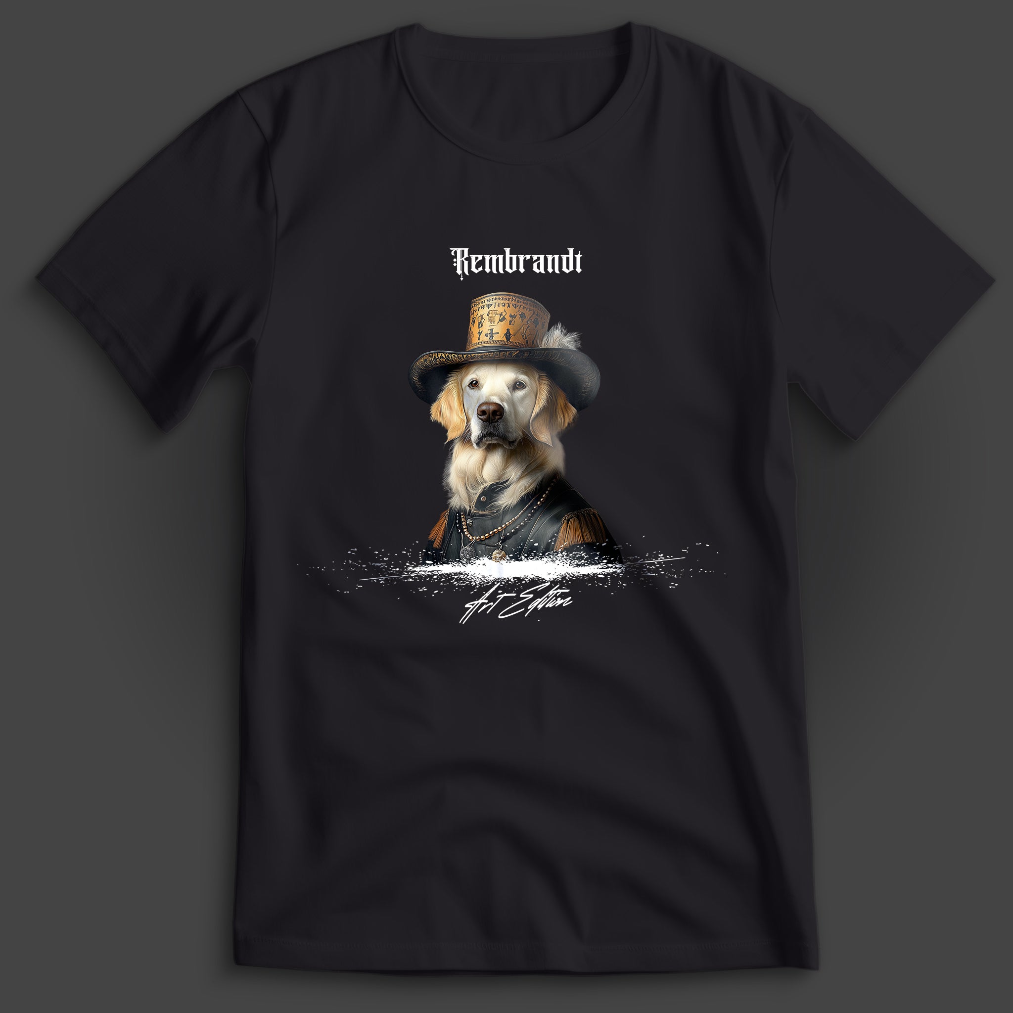 Rembrandt Art Edition Golden Retriever T-Shirt