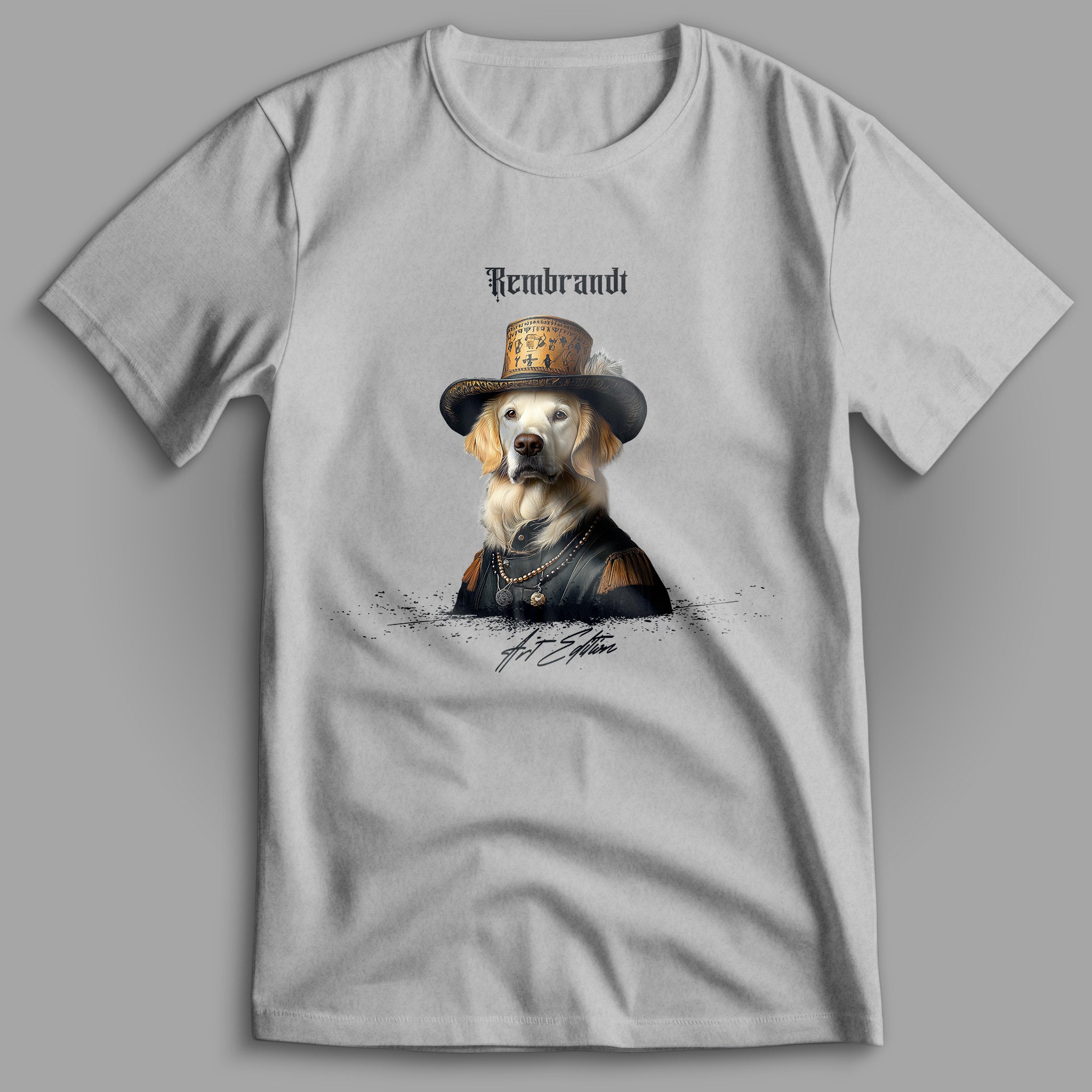 Rembrandt Art Edition Golden Retriever T-Shirt