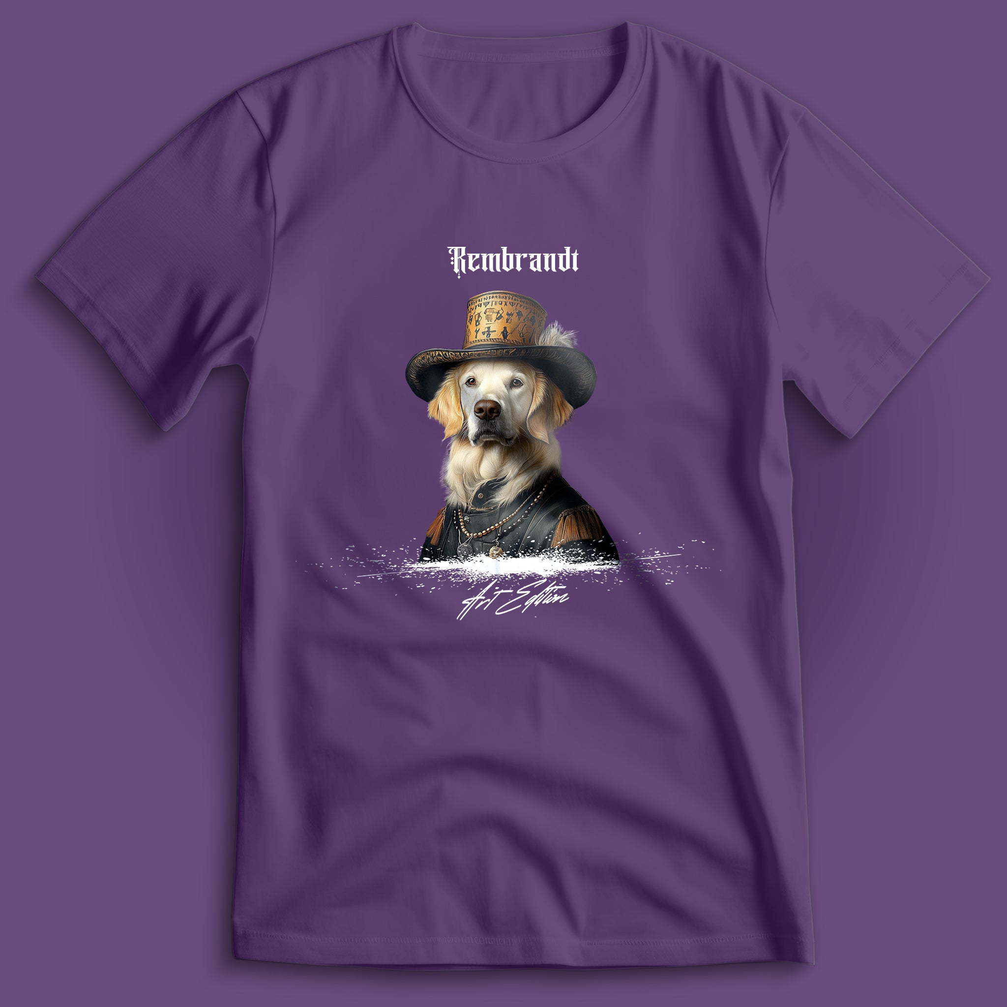 Rembrandt Art Edition Golden Retriever T-Shirt