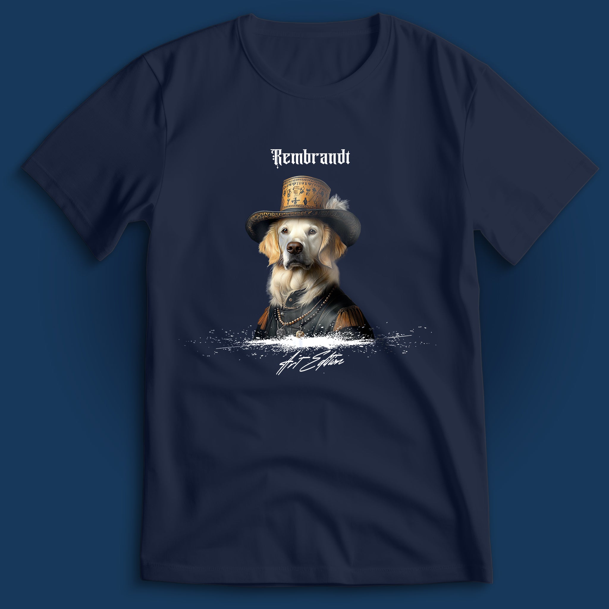 Rembrandt Art Edition Golden Retriever T-Shirt