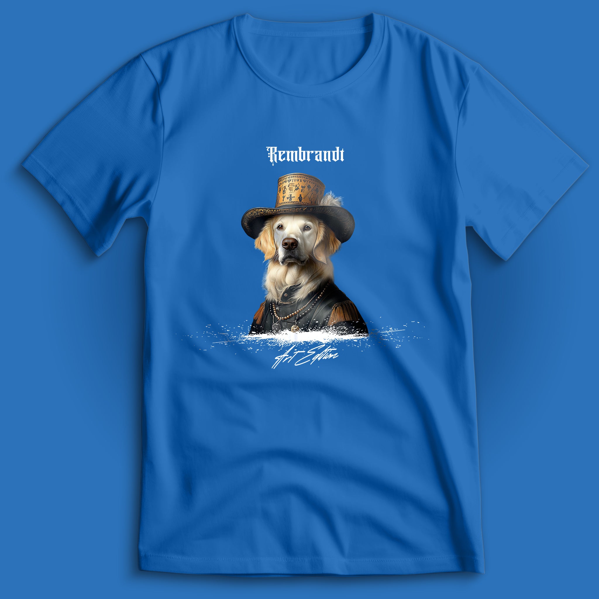 Rembrandt Art Edition Golden Retriever T-Shirt