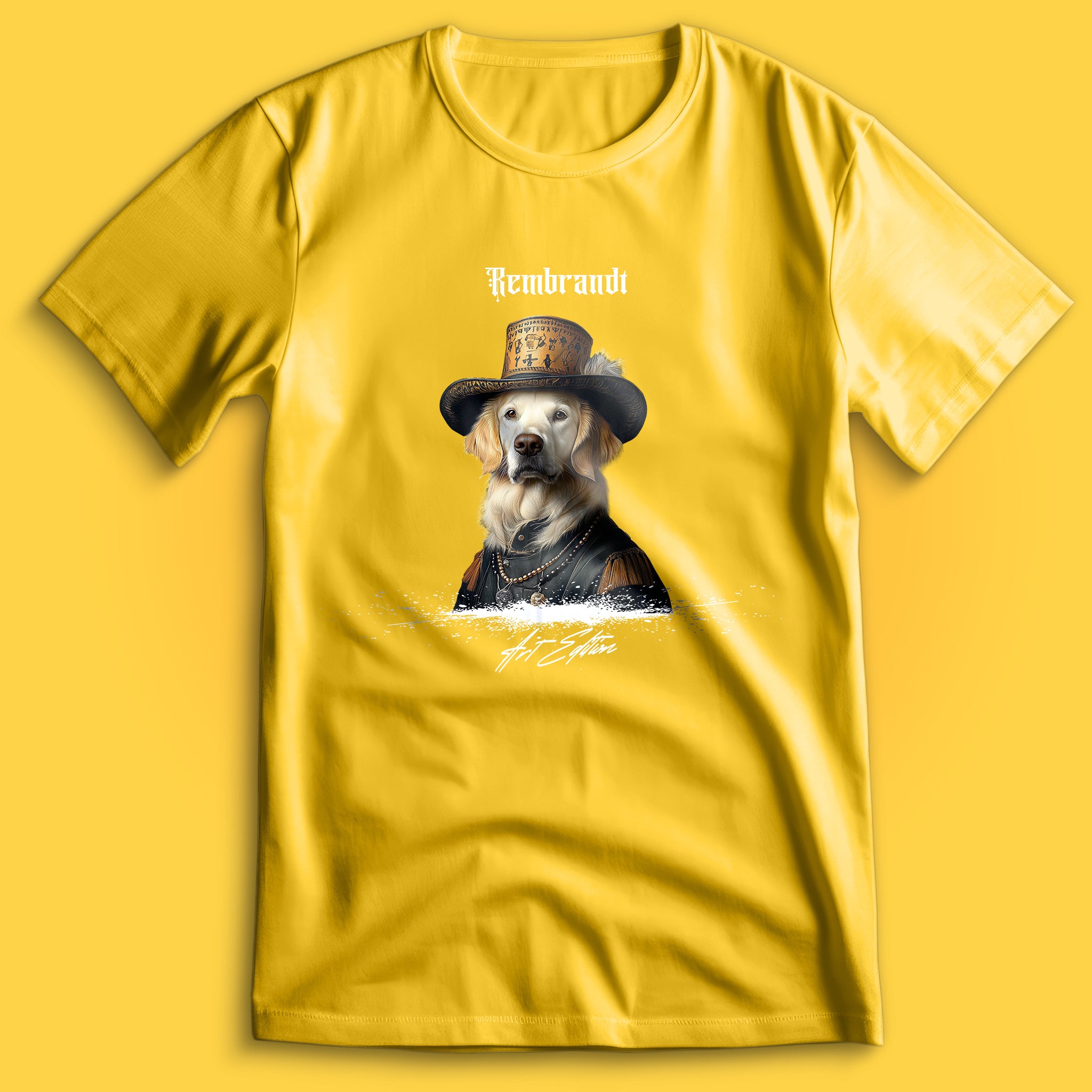 Rembrandt Art Edition Golden Retriever T-Shirt
