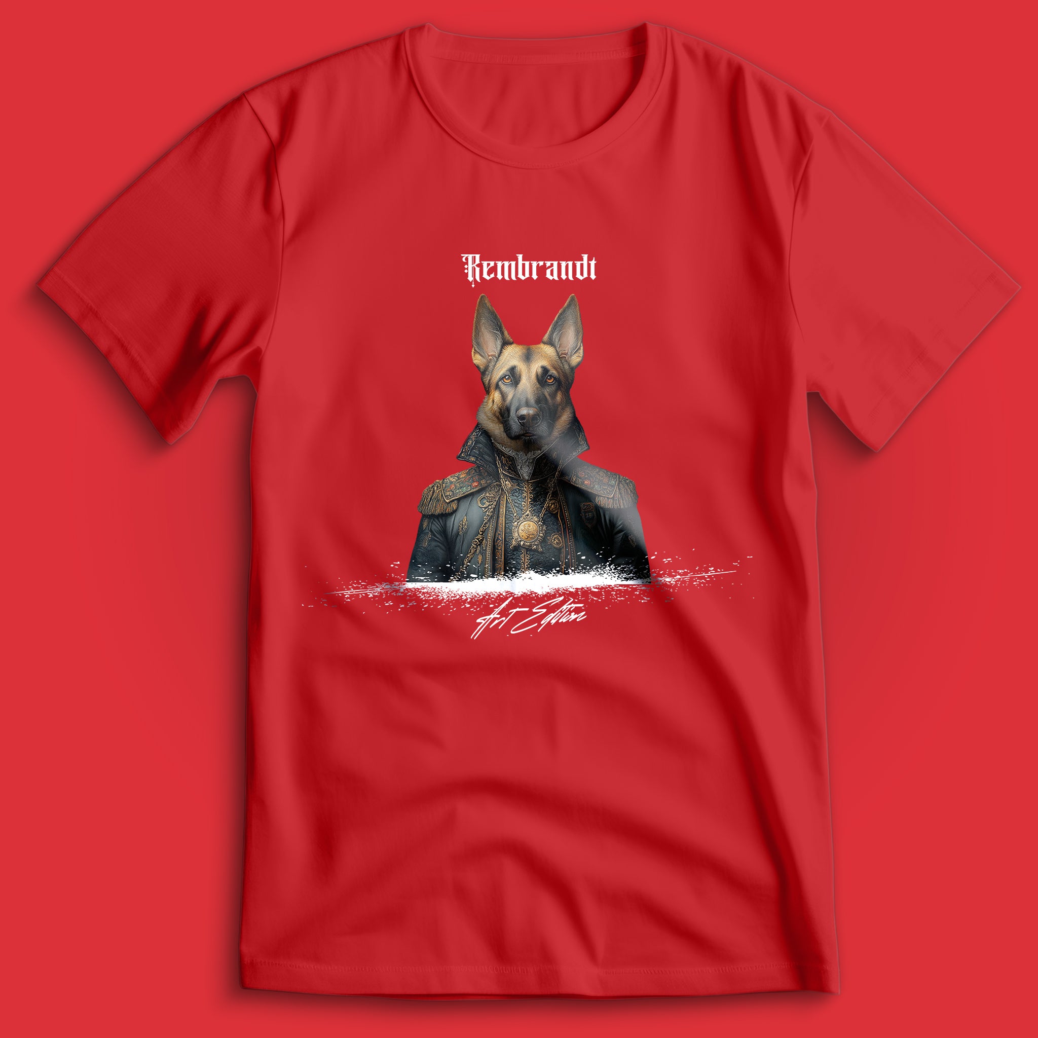 Rembrandt Art Edition Schäferhund T-Shirt