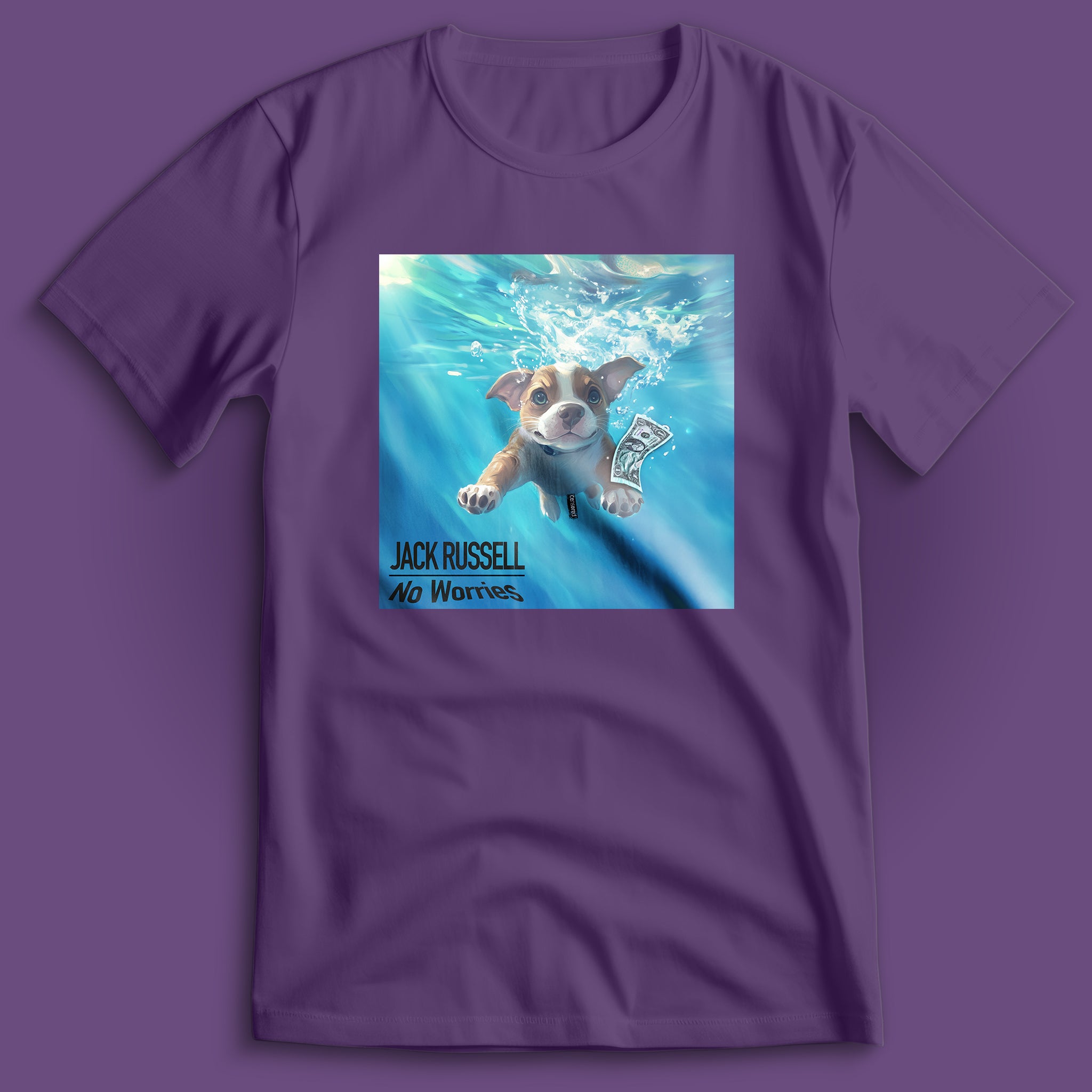 Jack Russell No Worries Artist Edition T-Shirt