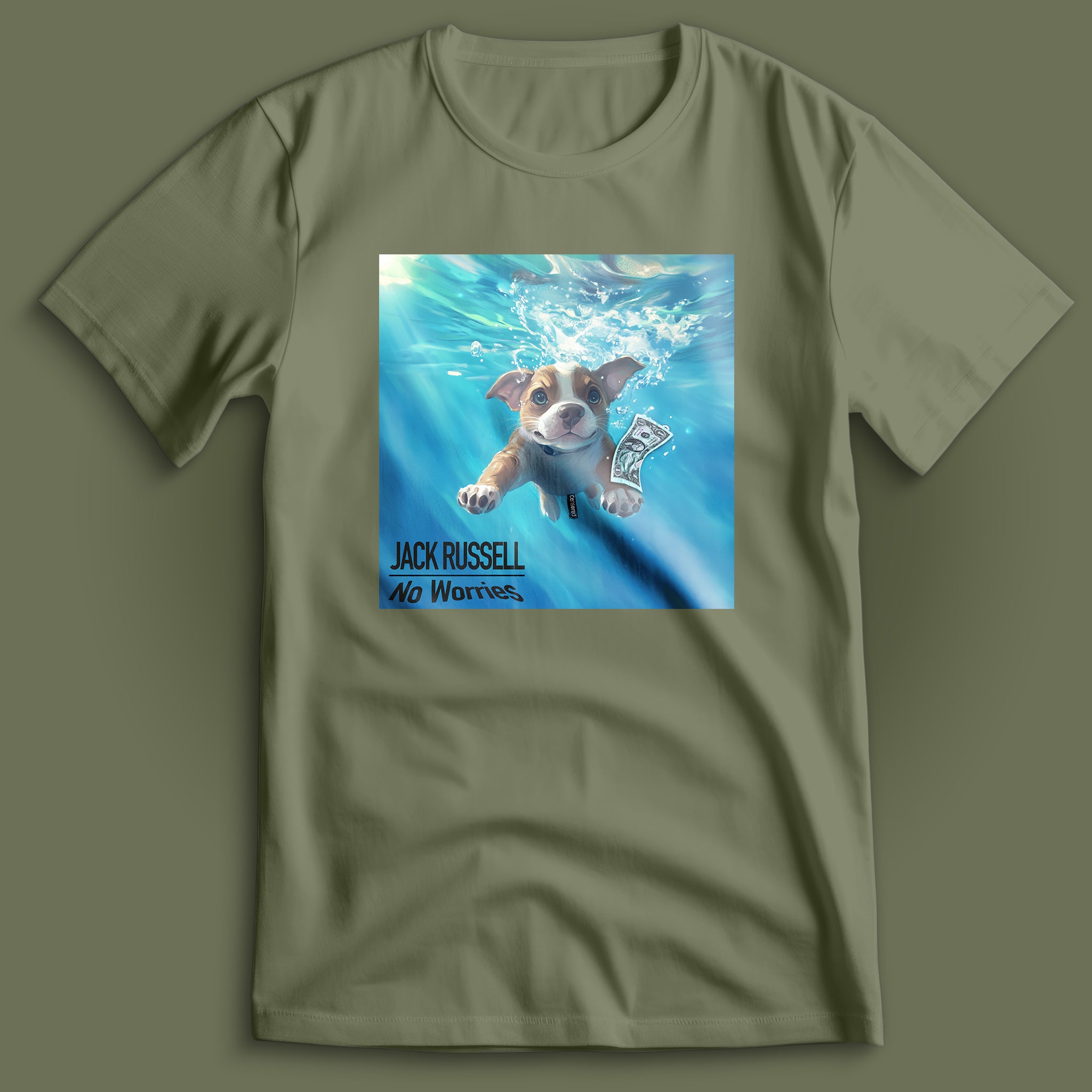 Jack Russell No Worries Artist Edition T-Shirt