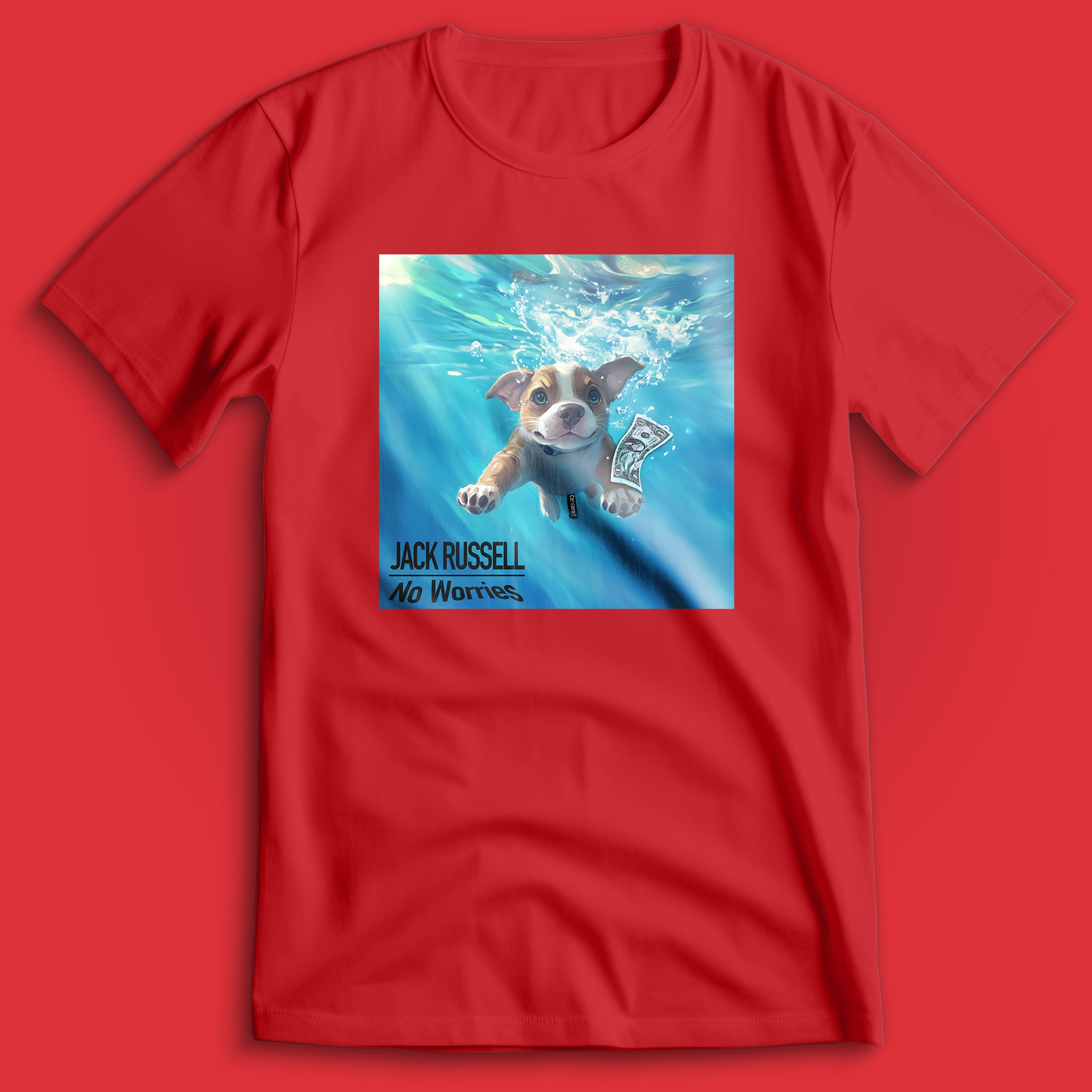 Jack Russell No Worries Artist Edition T-Shirt