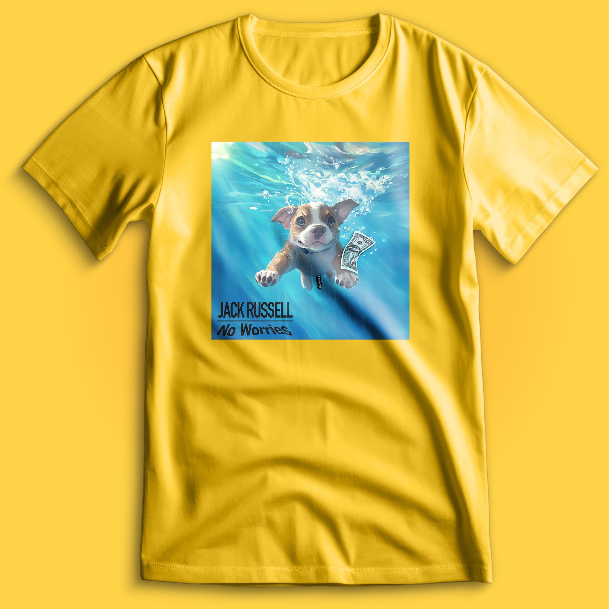 Jack Russell No Worries Artist Edition T-Shirt