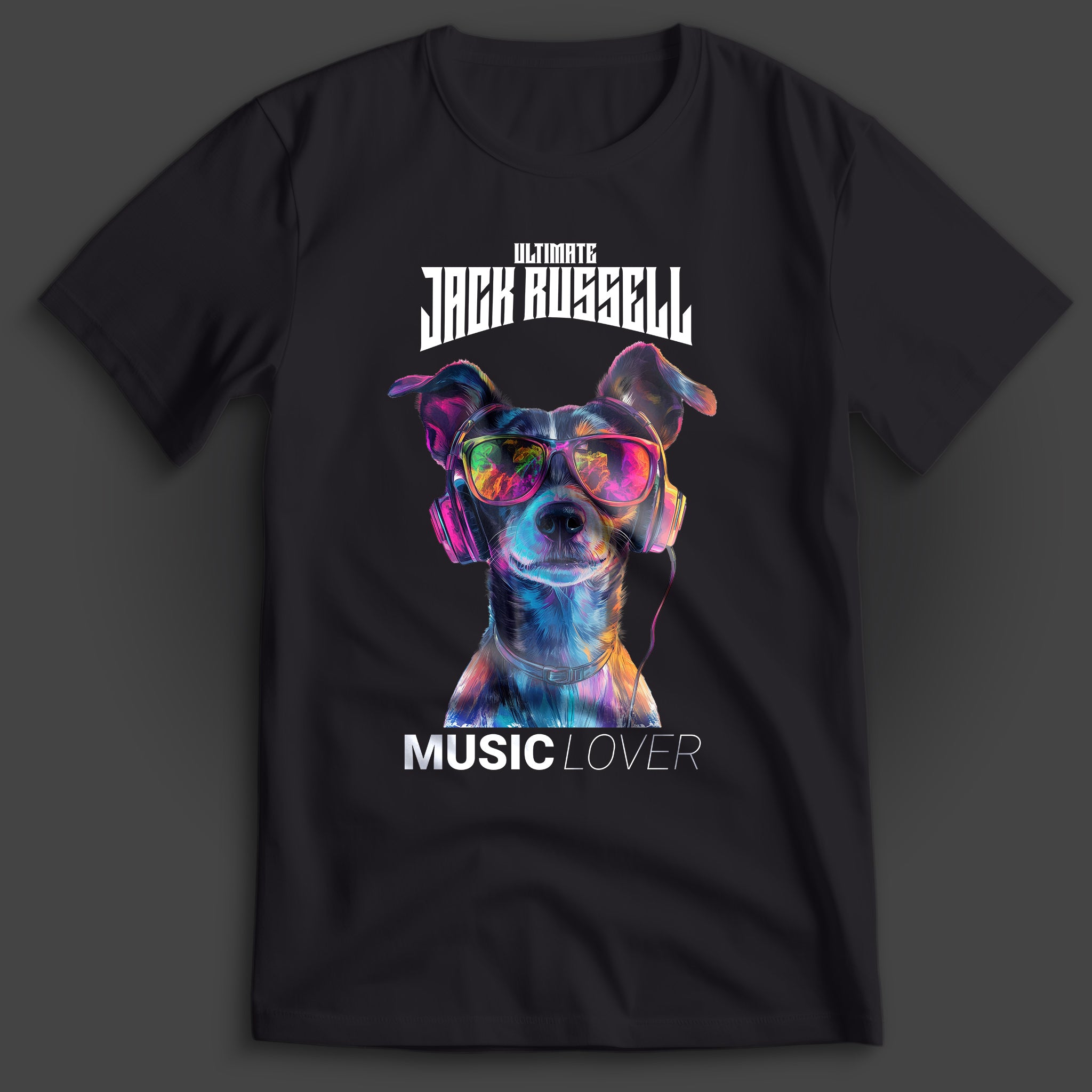 Jack Russell Music Lover T-Shirt