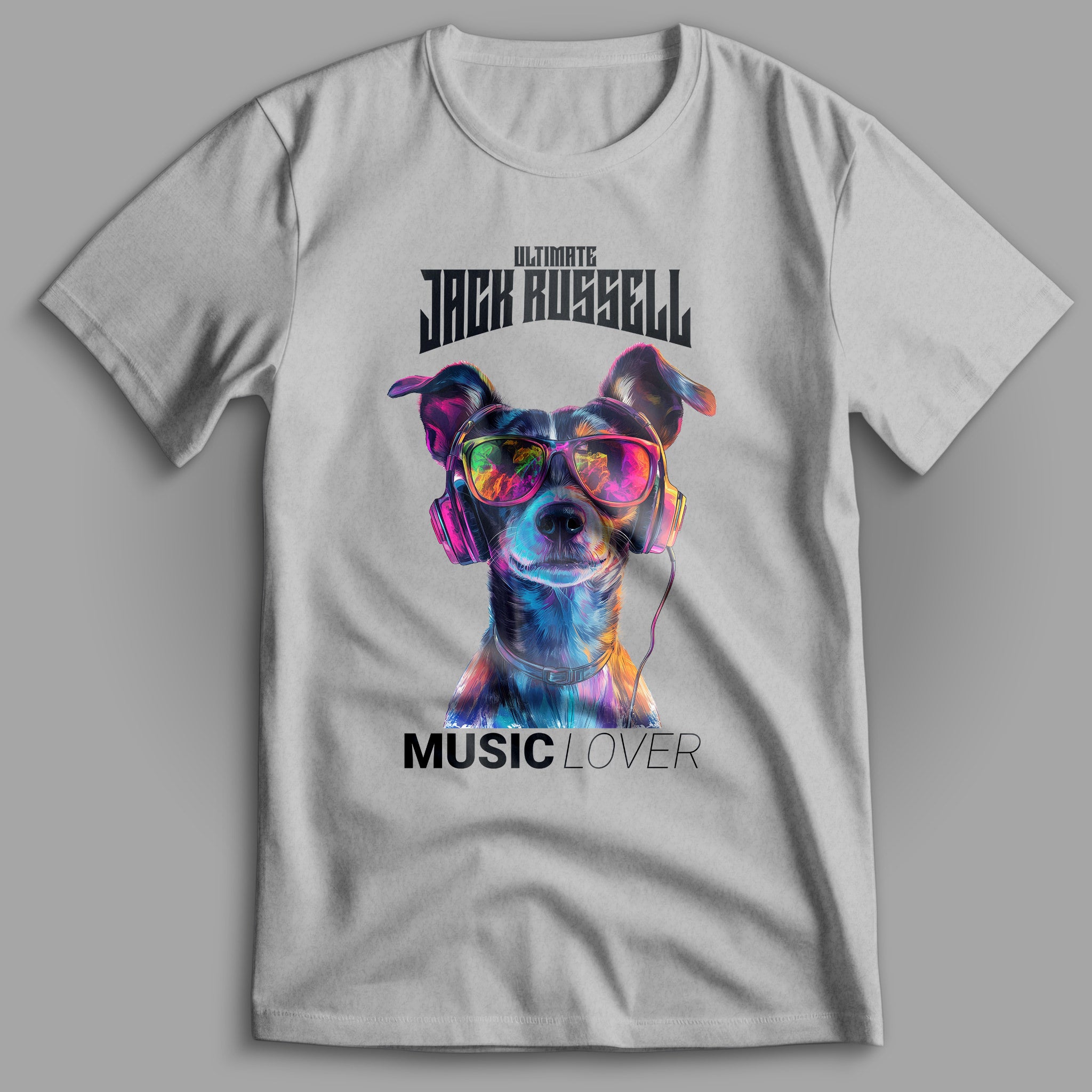 Jack Russell Music Lover T-Shirt