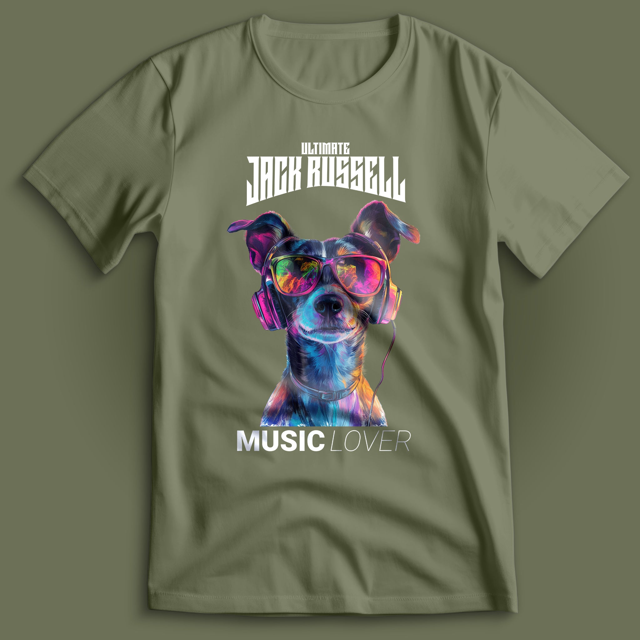 Jack Russell Music Lover T-Shirt