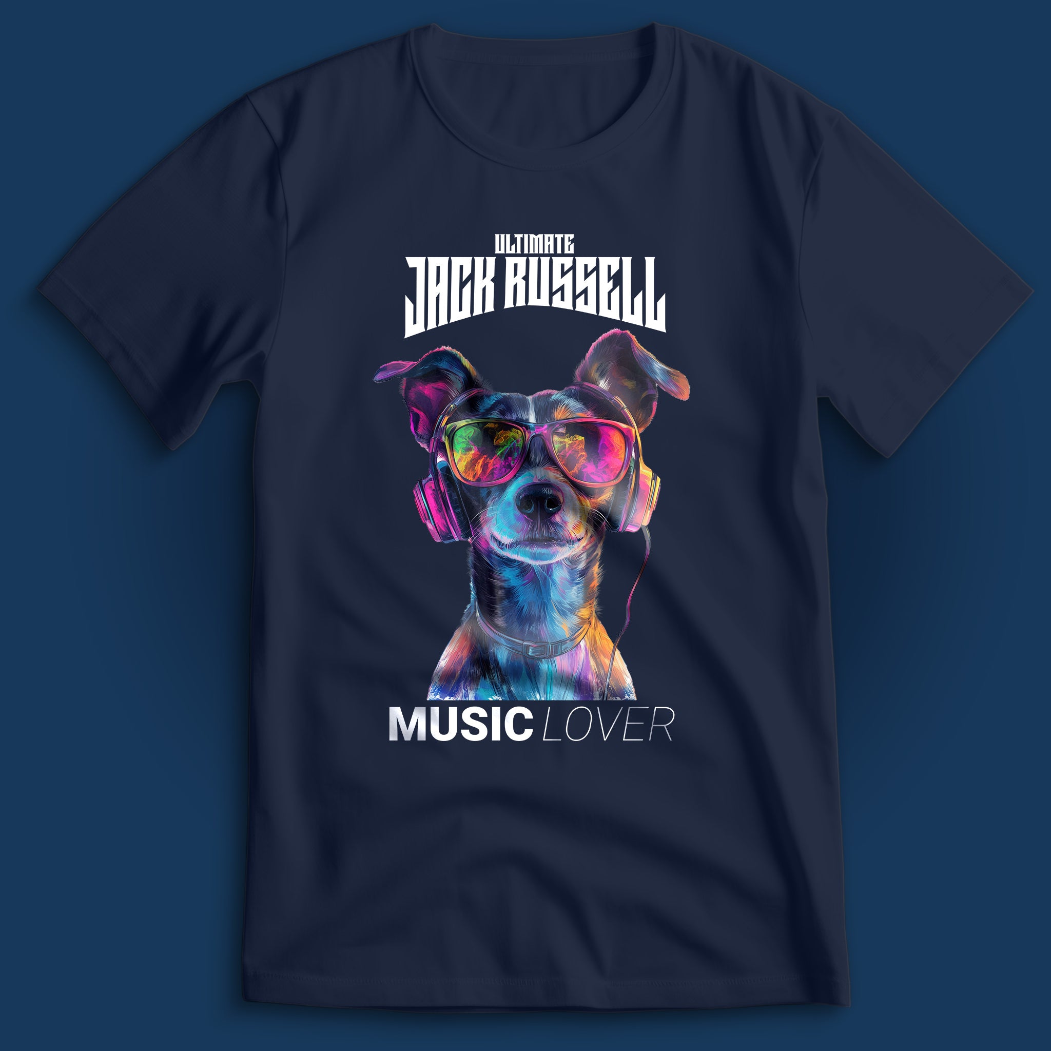 Jack Russell Music Lover T-Shirt