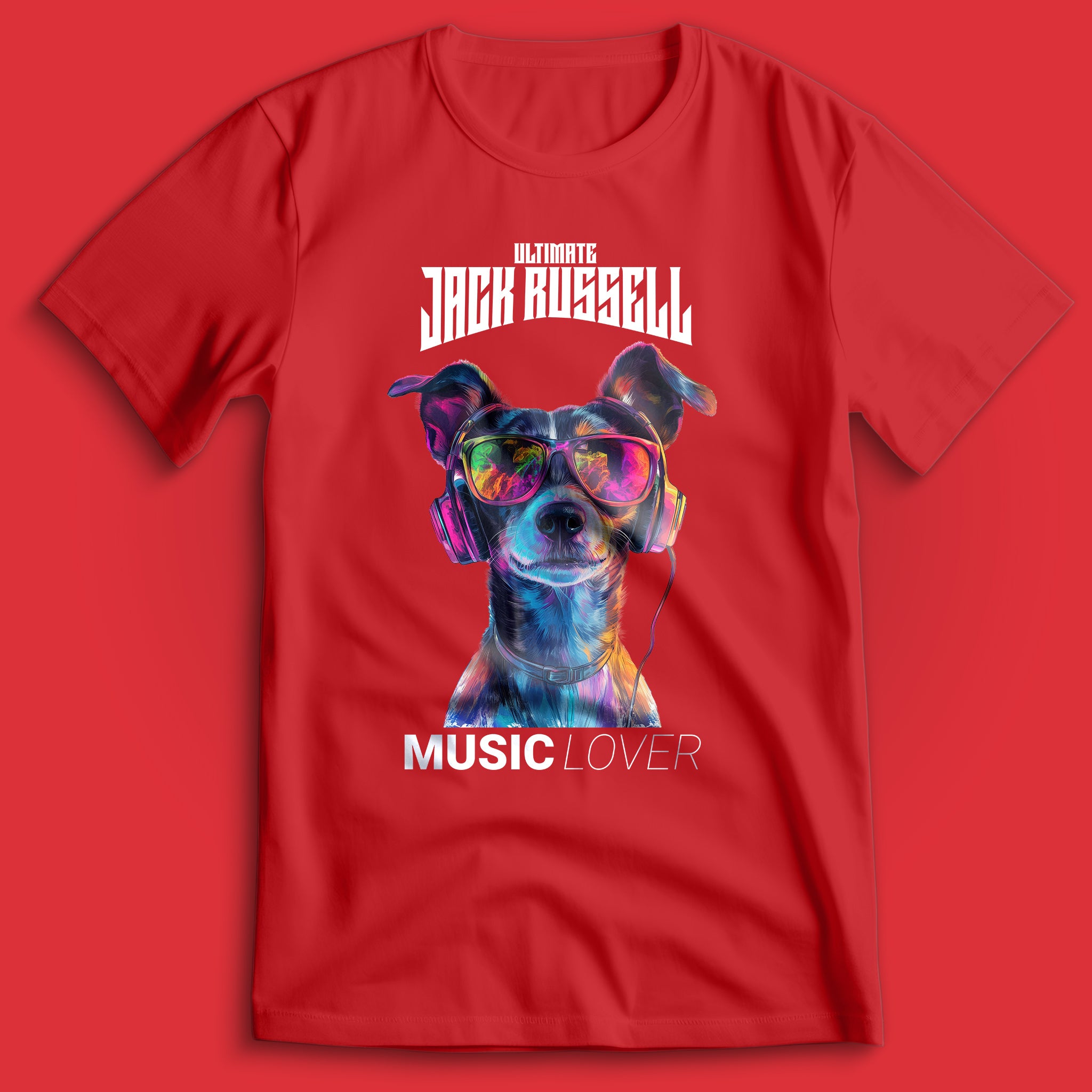 Jack Russell Music Lover T-Shirt