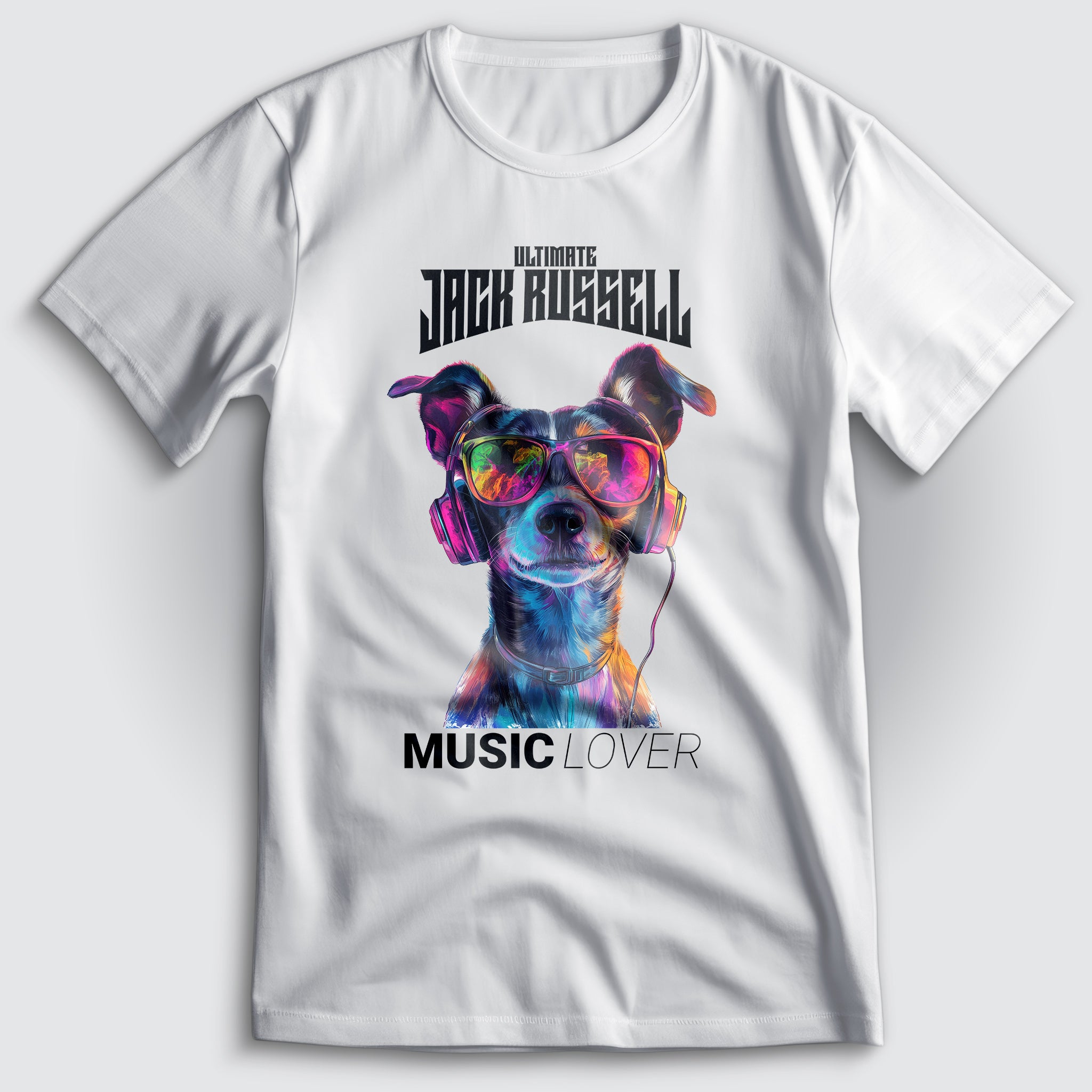 Jack Russell Music Lover T-Shirt