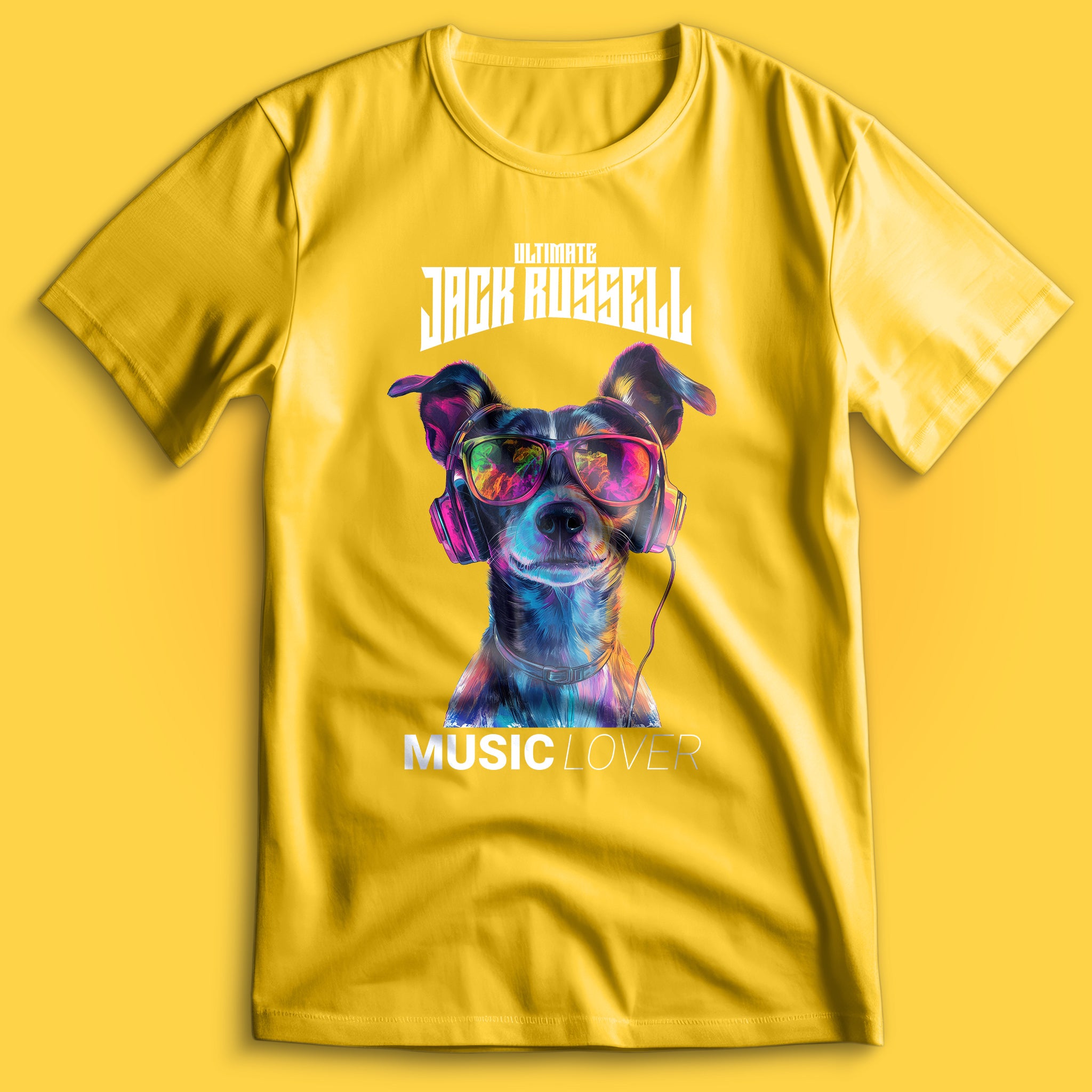 Jack Russell Music Lover T-Shirt