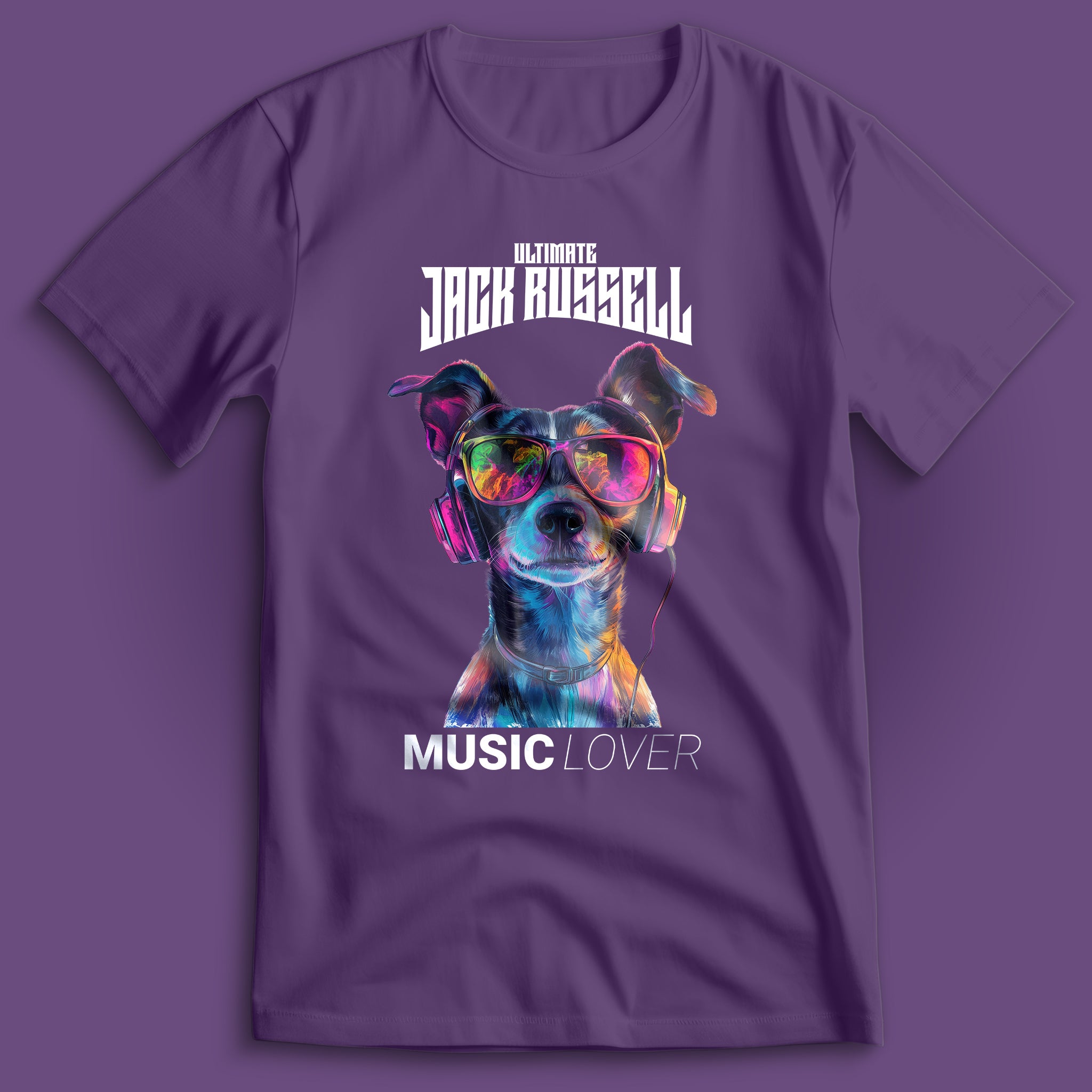 Jack Russell Music Lover T-Shirt